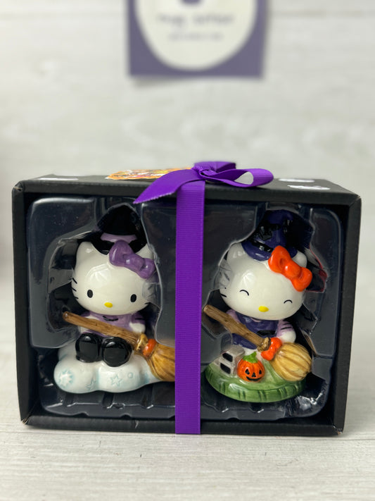 Blue Sky Hello Kitty Witch Salt & Pepper Shakers