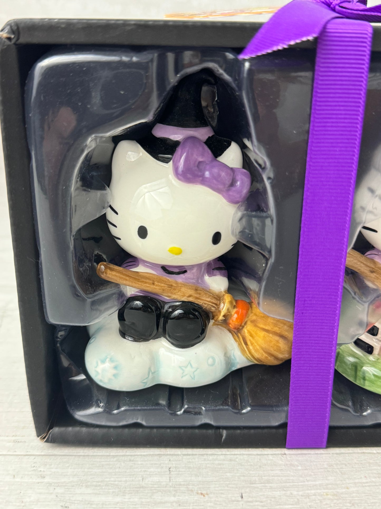 Blue Sky Hello Kitty Witch Salt & Pepper Shakers