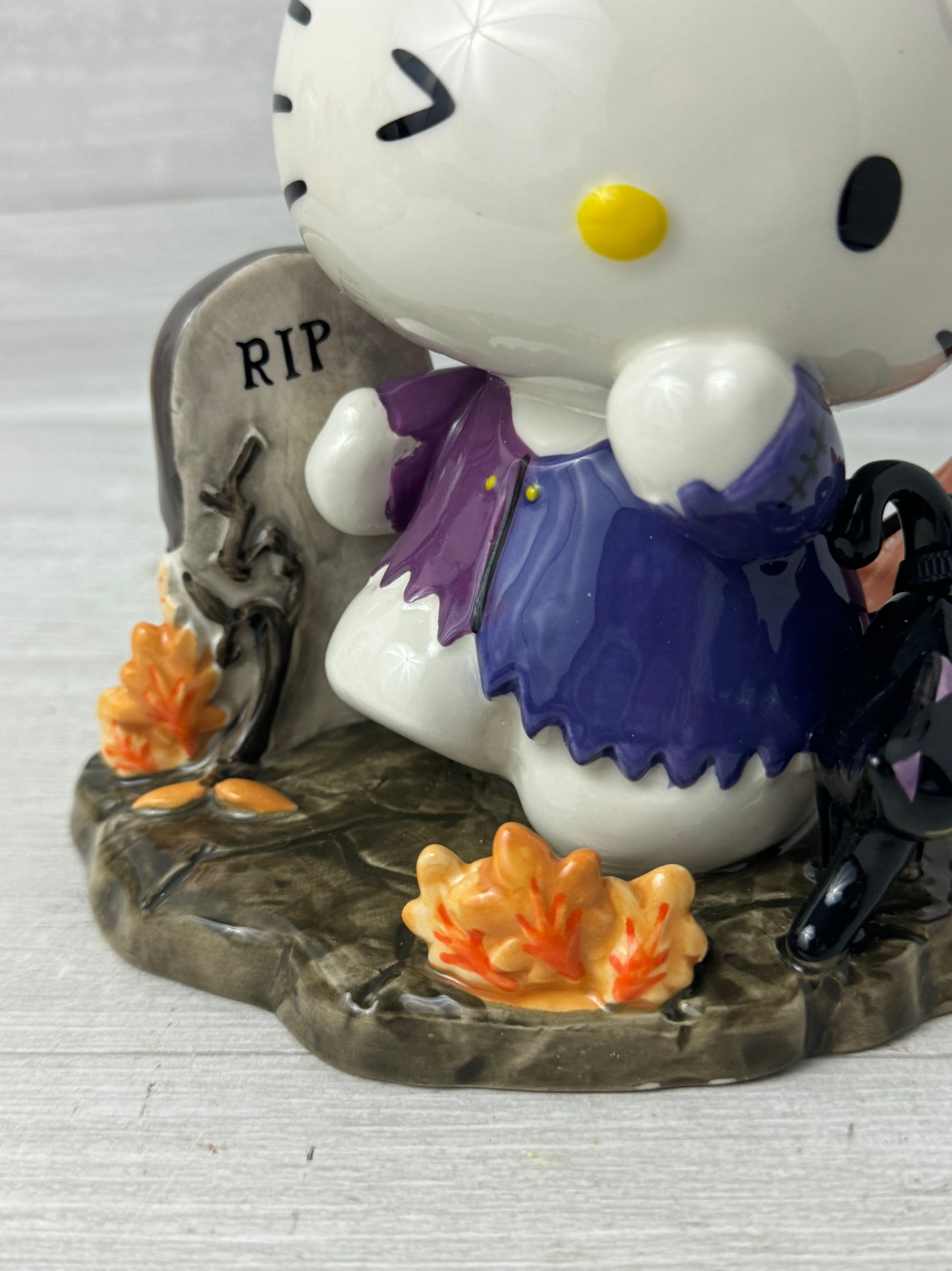 Blue Sky Hello Kitty Graveyard Zombie Figurine