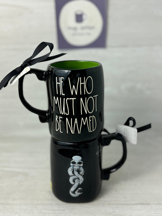 Rae Dunn Harry Potter He Who Must Not Be Named Mug