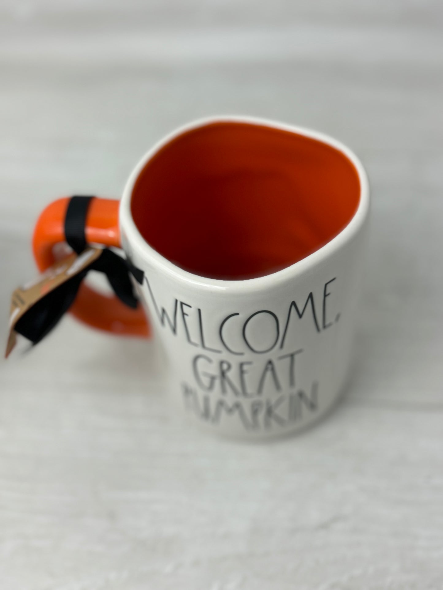 Rae Dunn Peanuts Welcome Great Pumpkin Mug