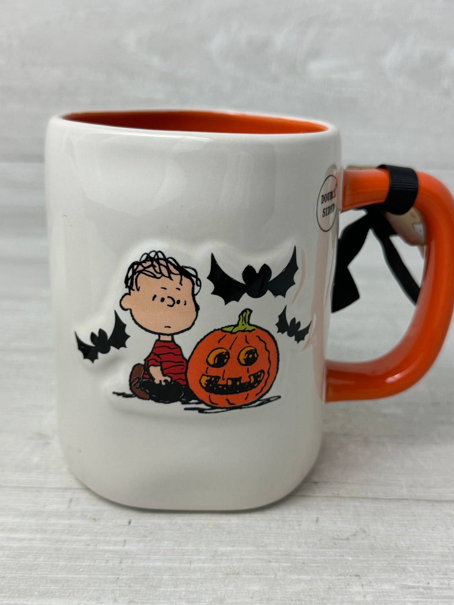 Rae Dunn Peanuts Welcome Great Pumpkin Mug