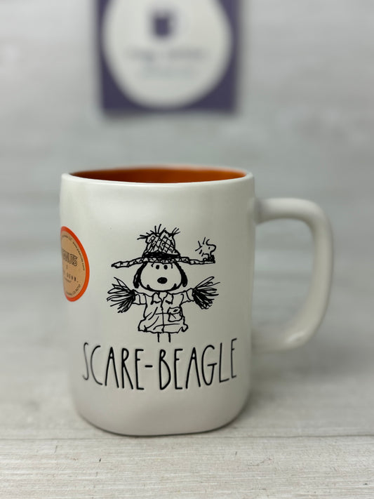 Rae Dunn Peanuts Scare Beagle Mug