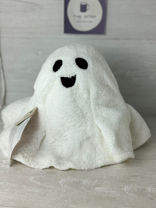 Gus the Ghost Sherpa Plush Pillow Greeter