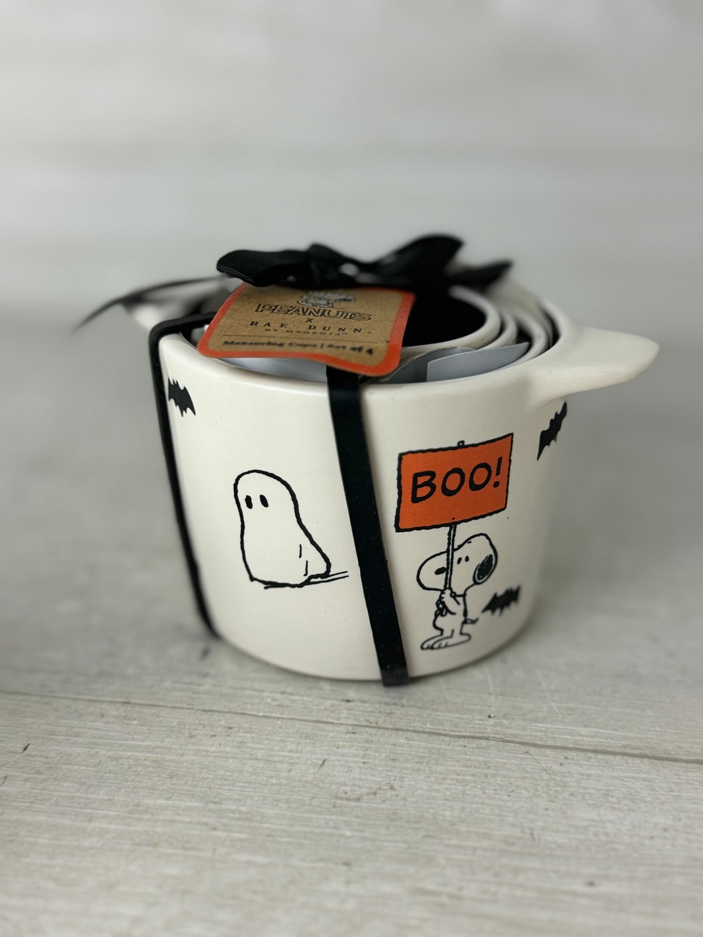 Rae Dunn Peanuts Halloween Measuring Cup Set