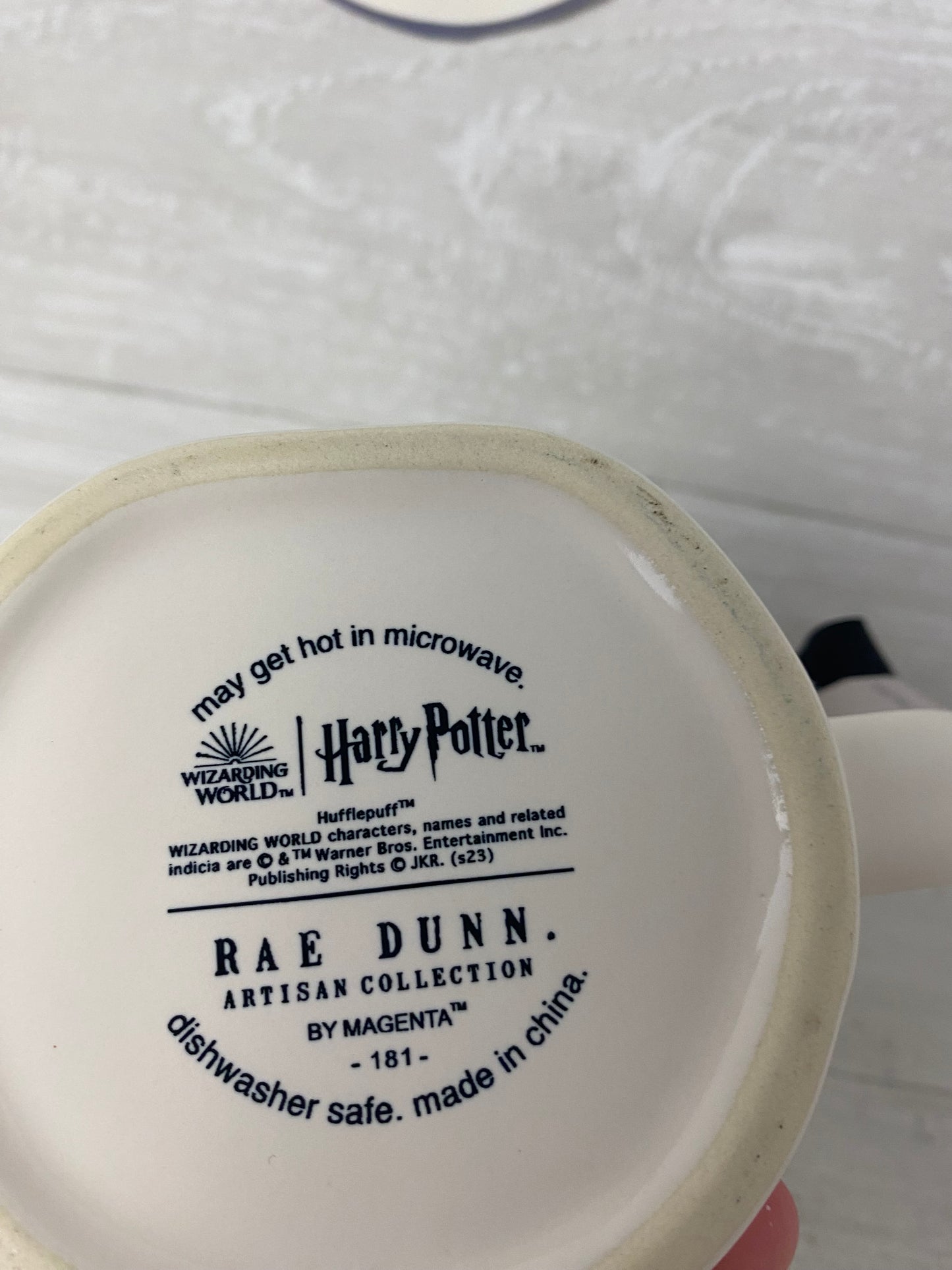 Rae Dunn Harry Potter Hufflepuff Mug