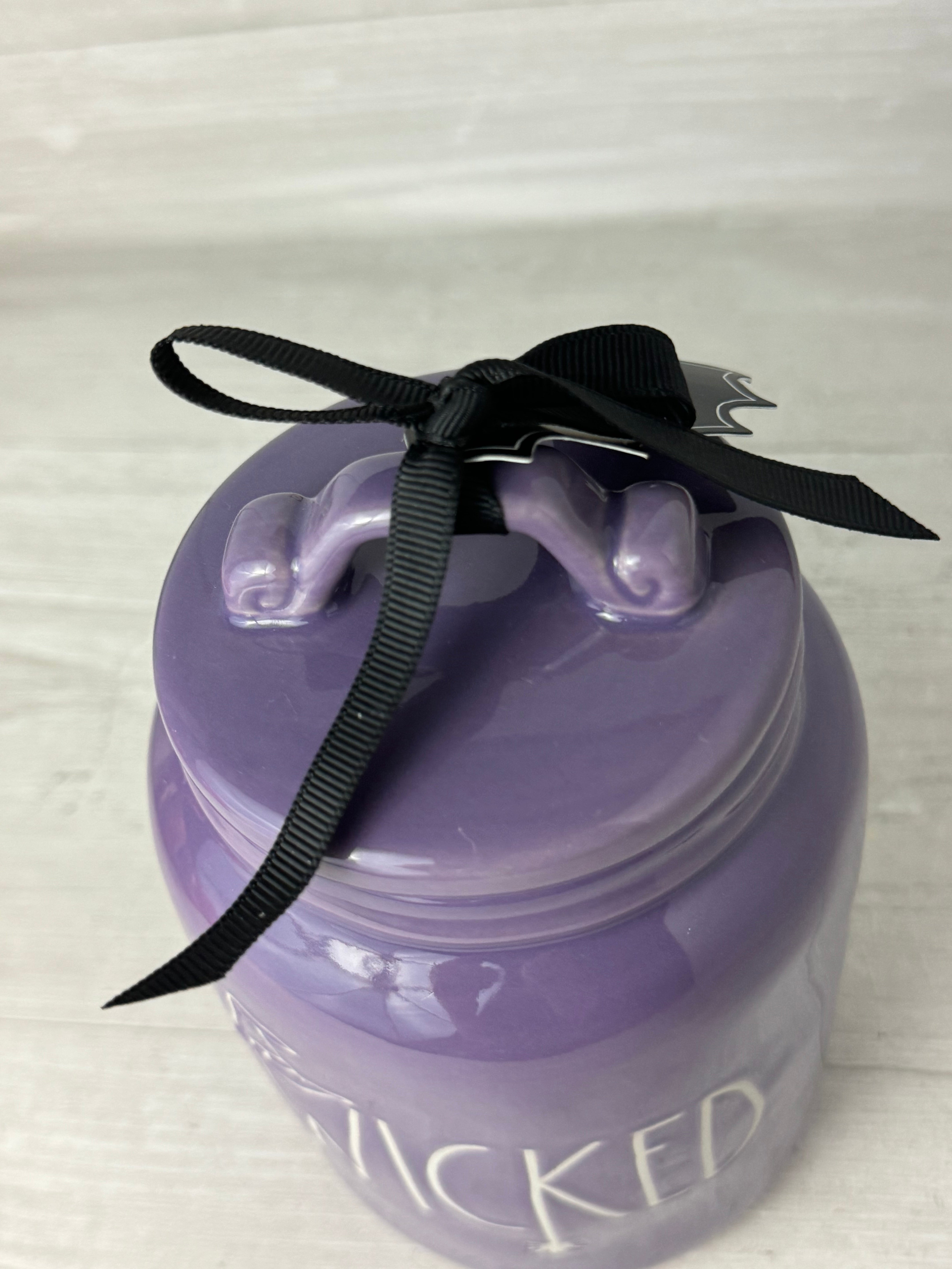 Rae Dunn Purple outlets Baby EEK Canister