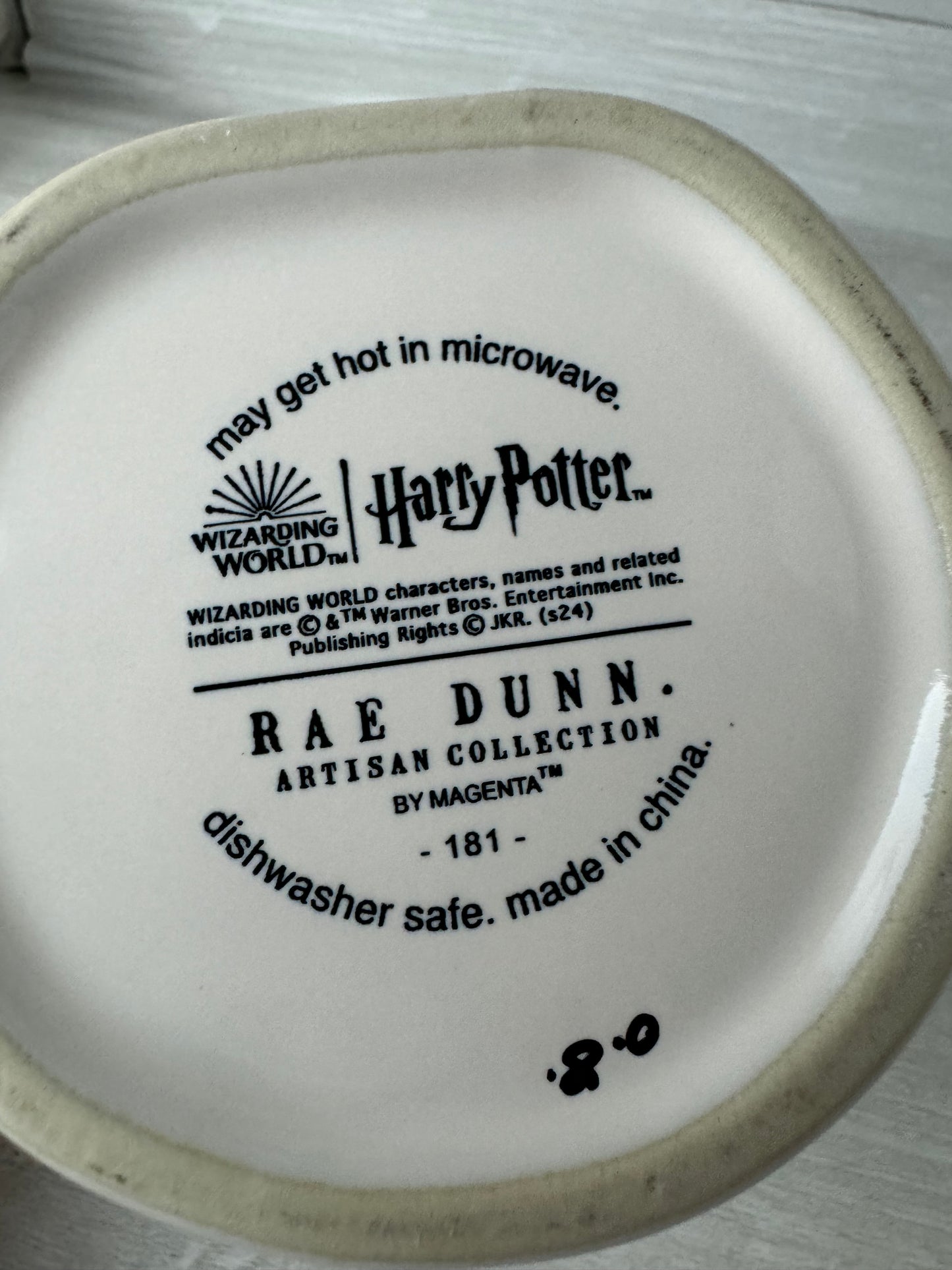 Rae Dunn Harry Potter Defense Against The Dark Arts Mug