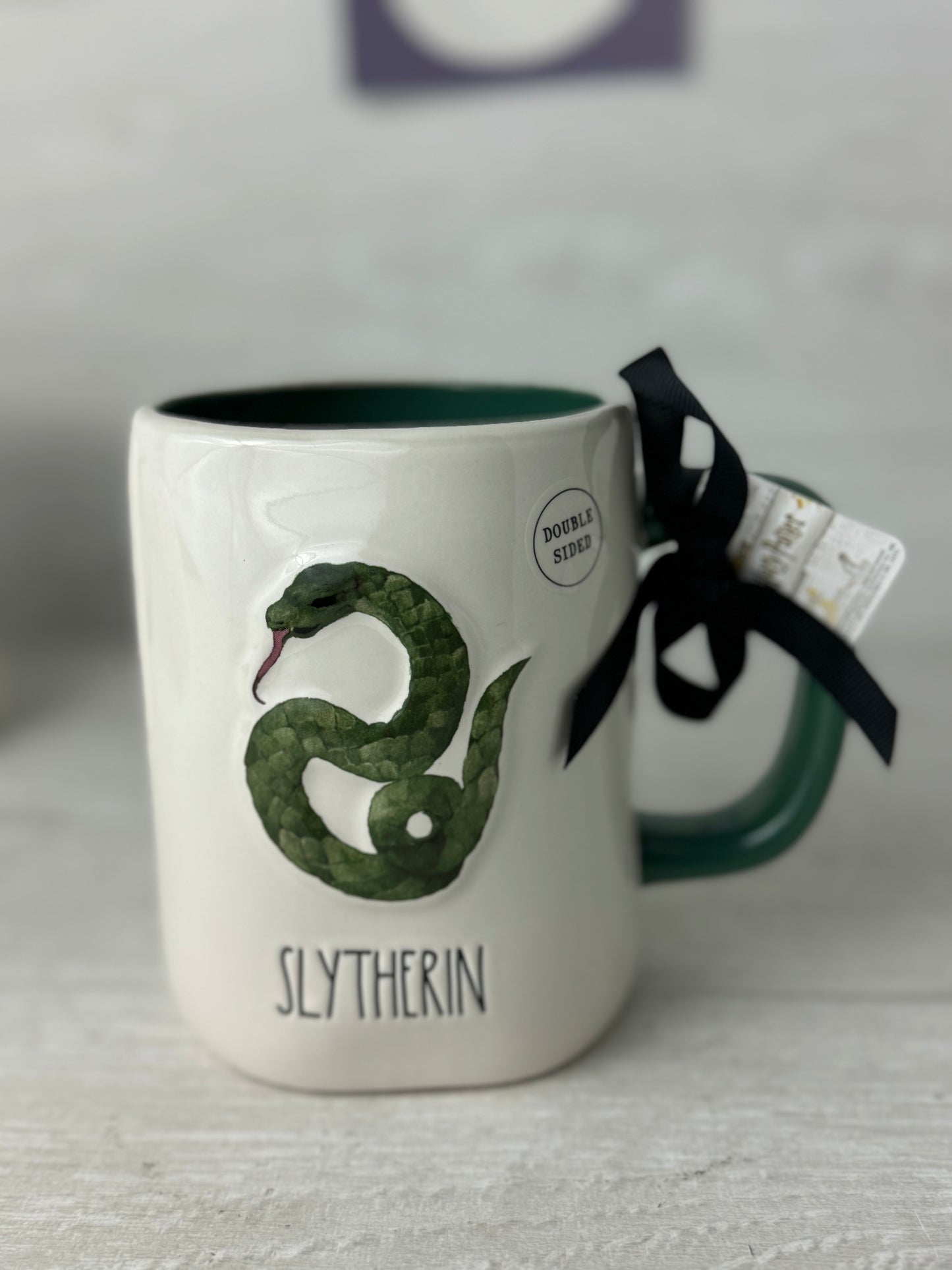 Rae Dunn Harry Potter Slytherin Mug (New Style)