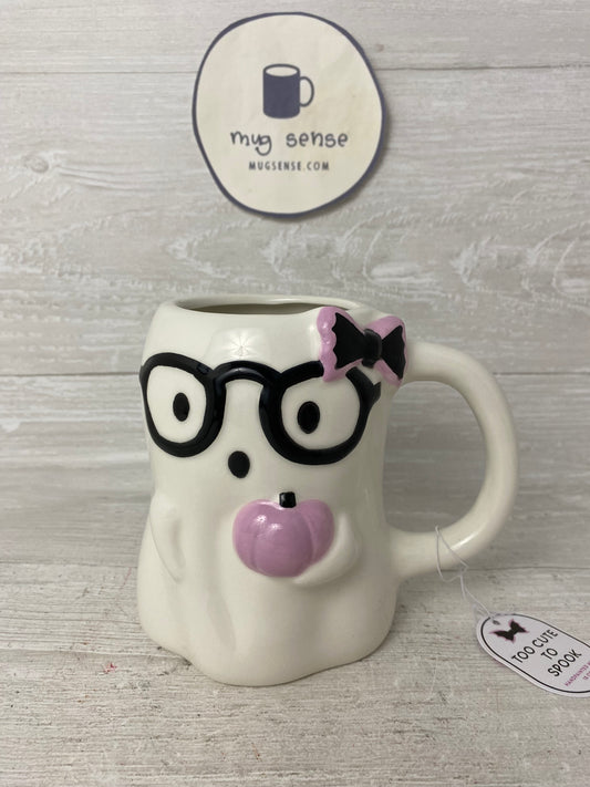 Ghost Girl Mug with Glasses