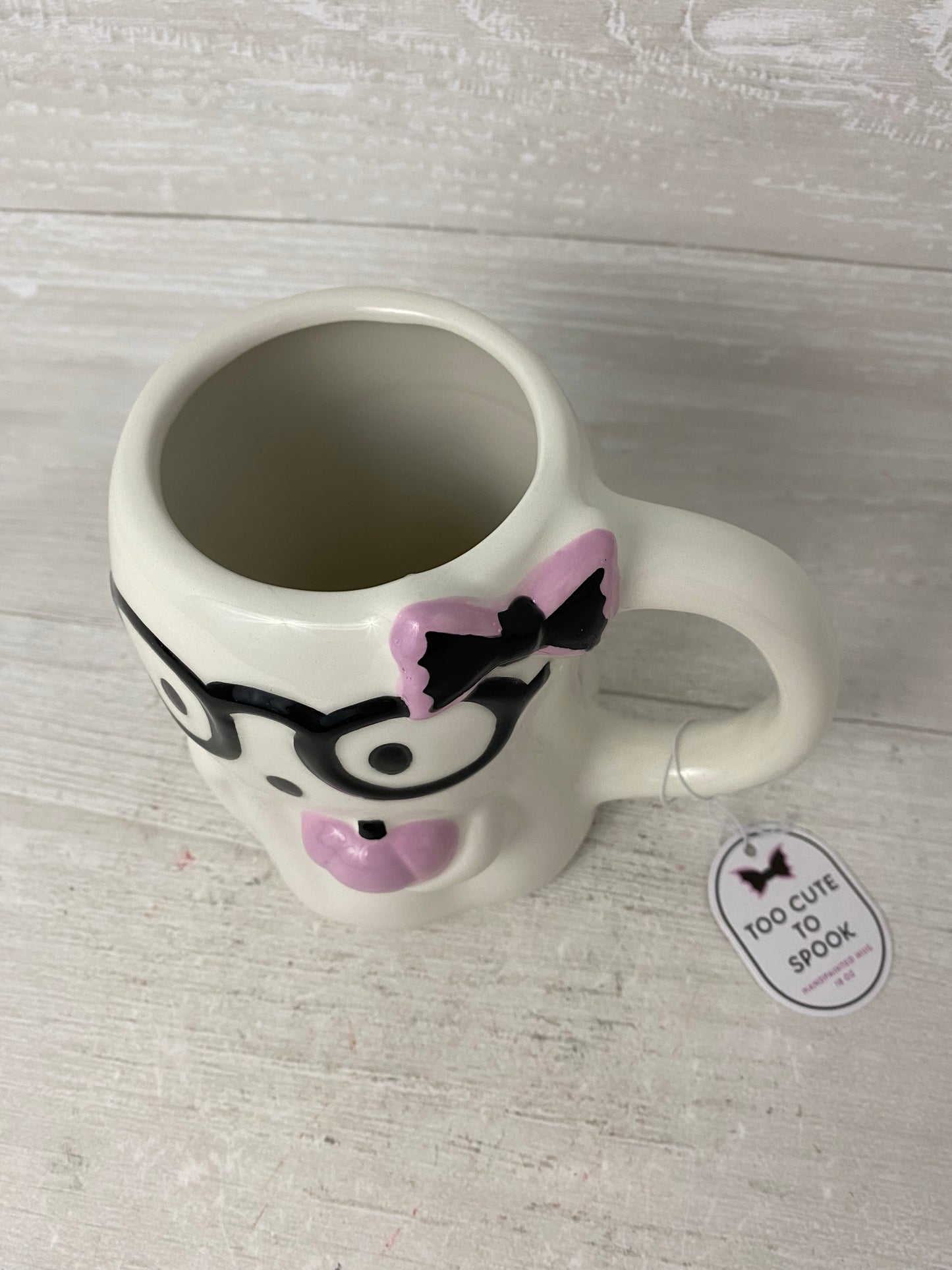 Ghost Girl Mug with Glasses