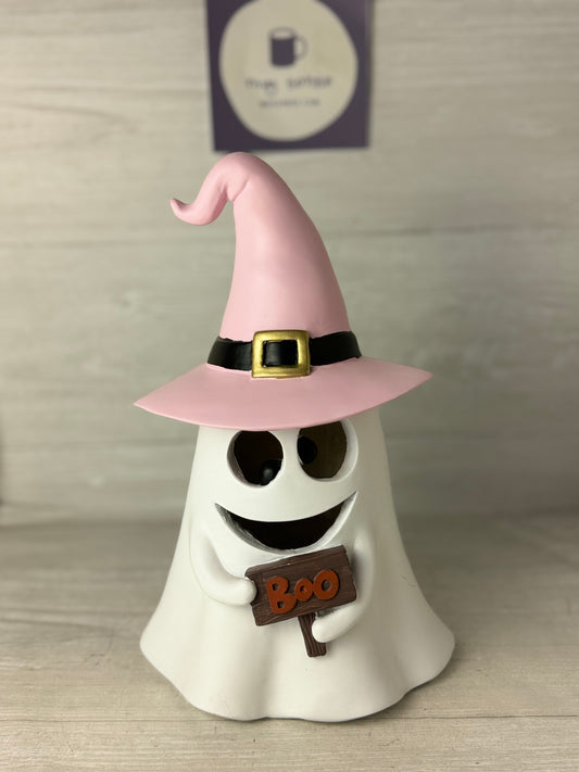 Pink Witches Hat Light Up Ghost