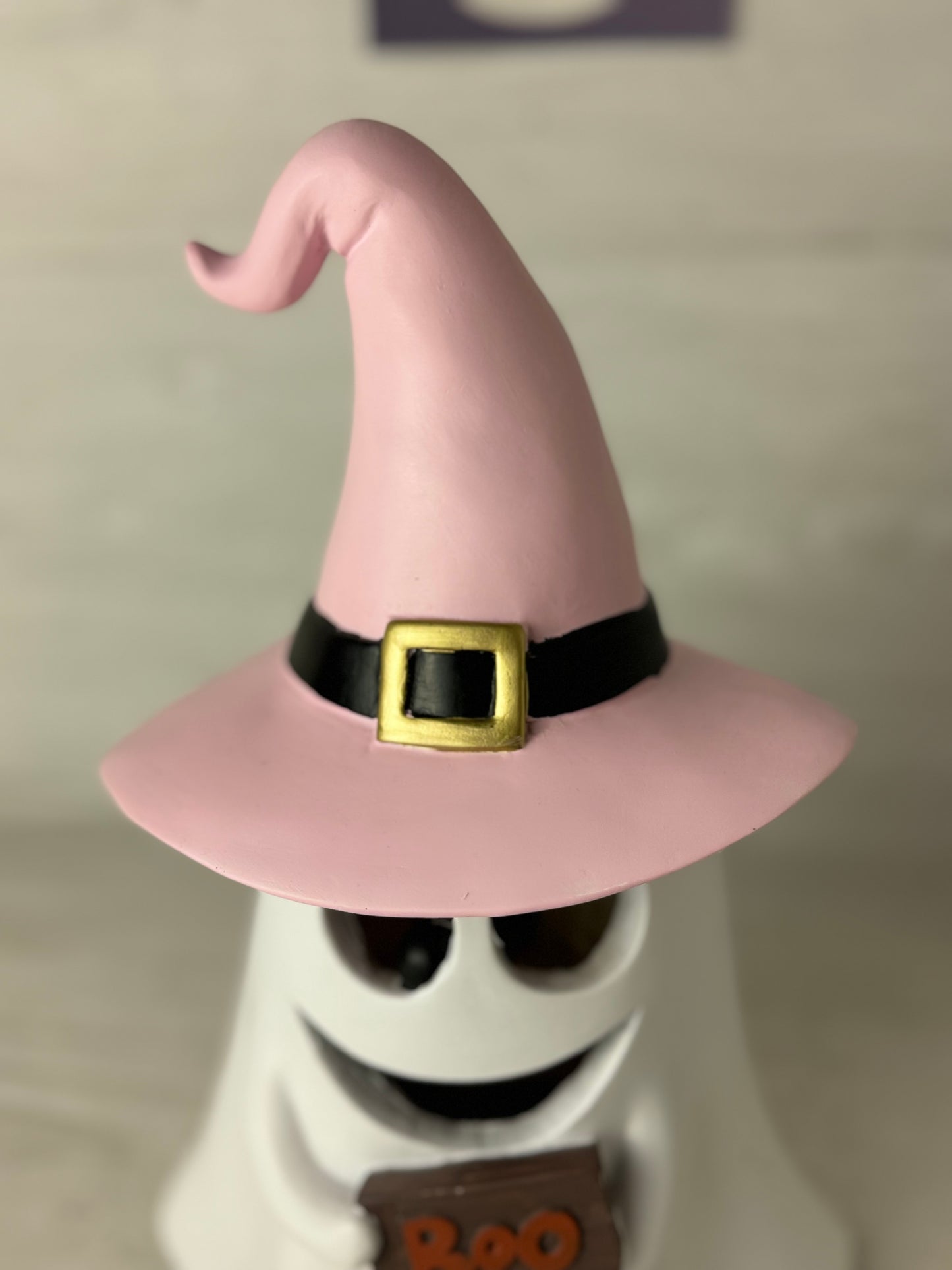 Pink Witches Hat Light Up Ghost