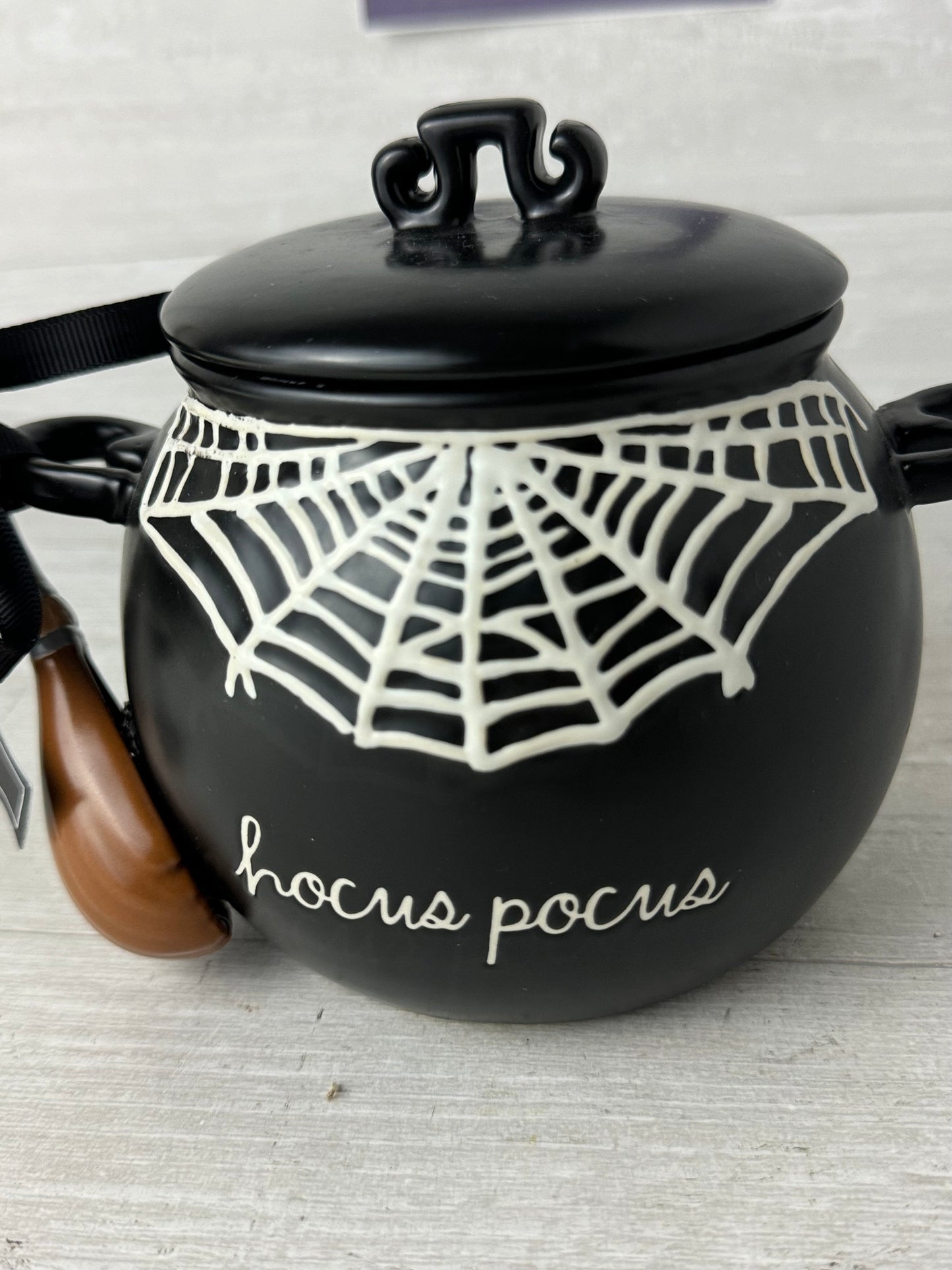 Rae Dunn Hocus Pocus Small Cauldron With Spoon