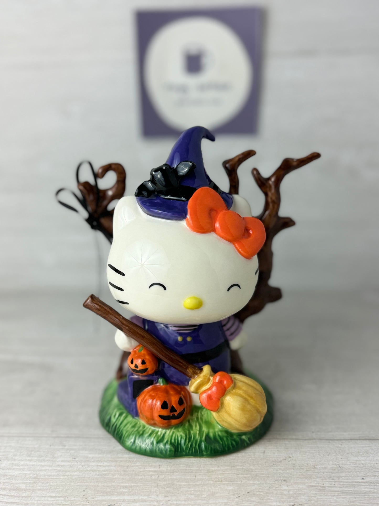 Blue Sky Hello Kitty Witch Figurine