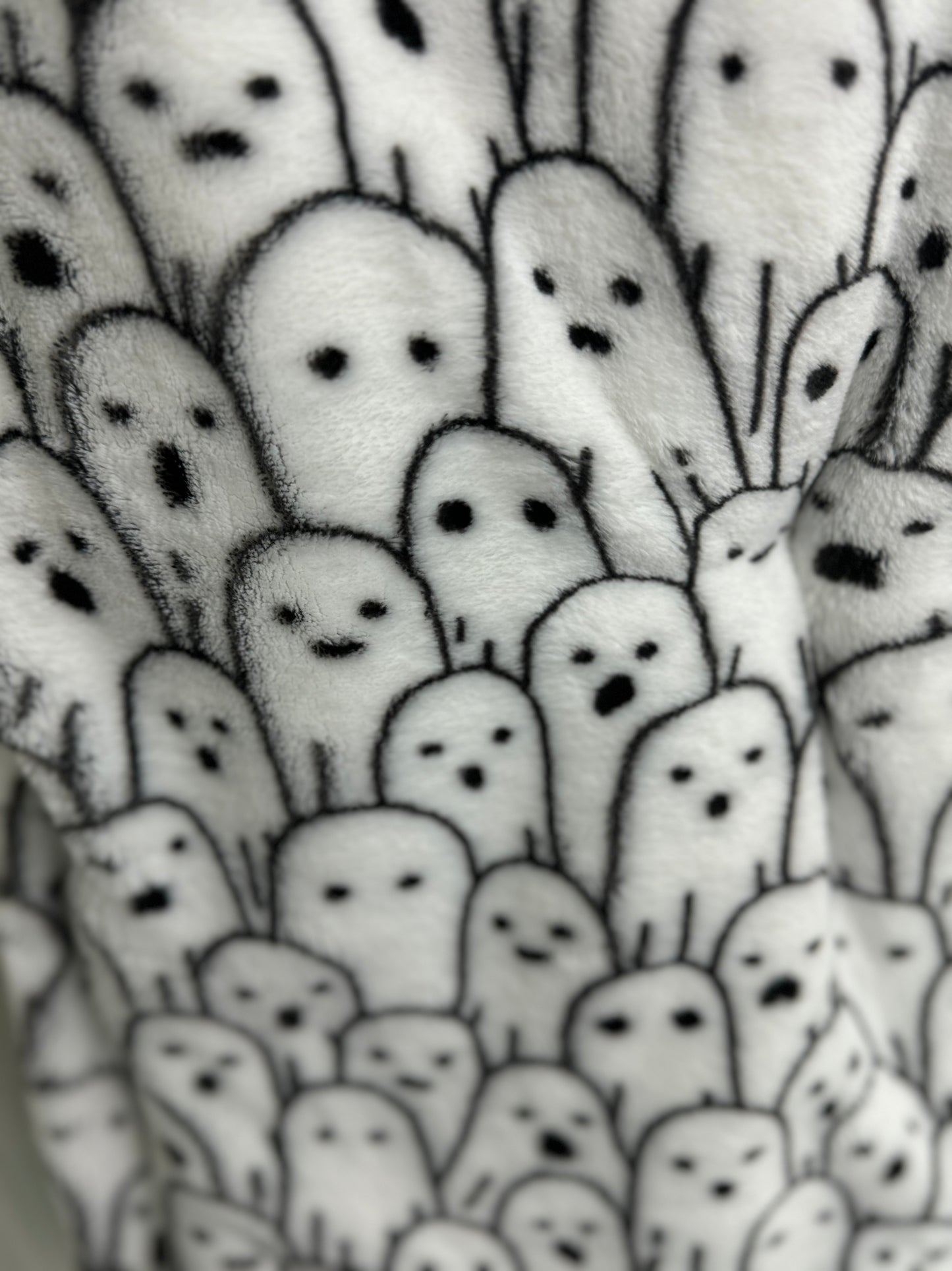 Trick Or Treat Ghost Blanket Throw