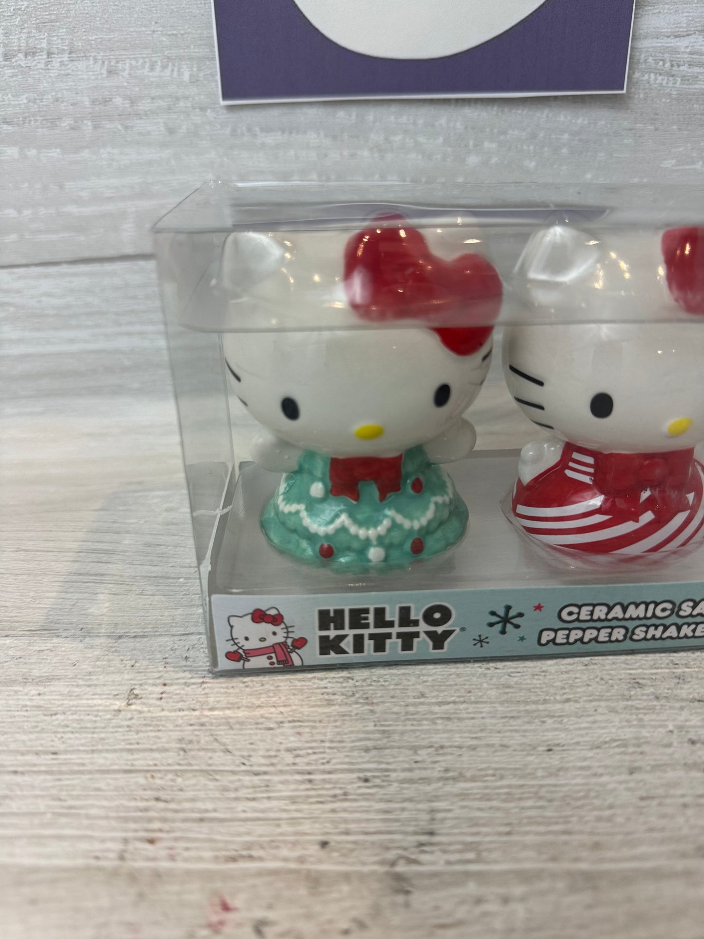 Hello Kitty Christmas Salt & Pepper Shakers