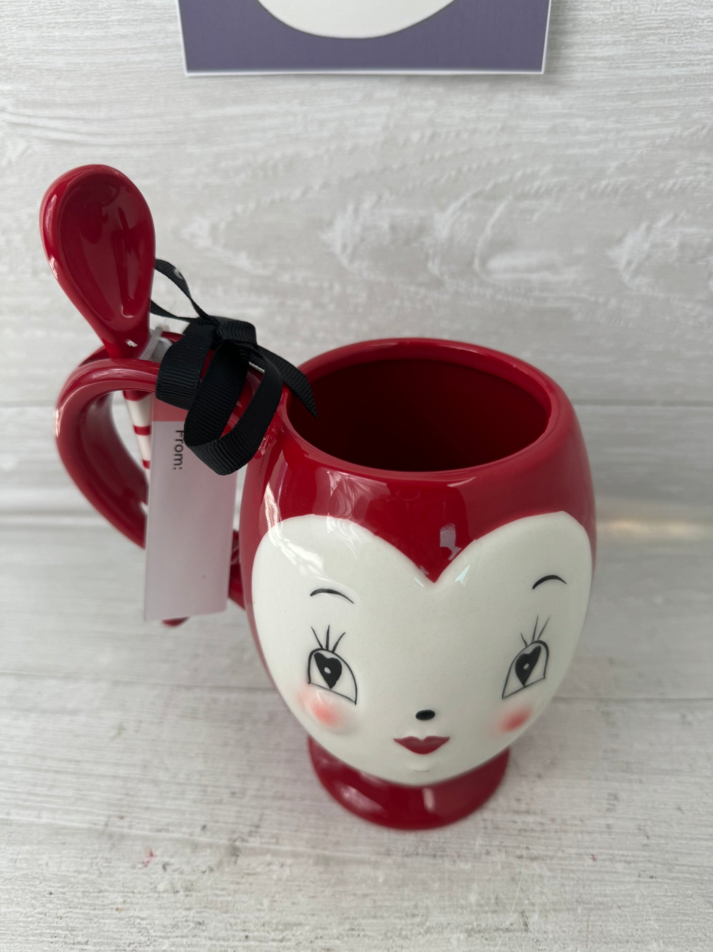 Johanna Parker Queen Of Hearts Mug & Spoon Set