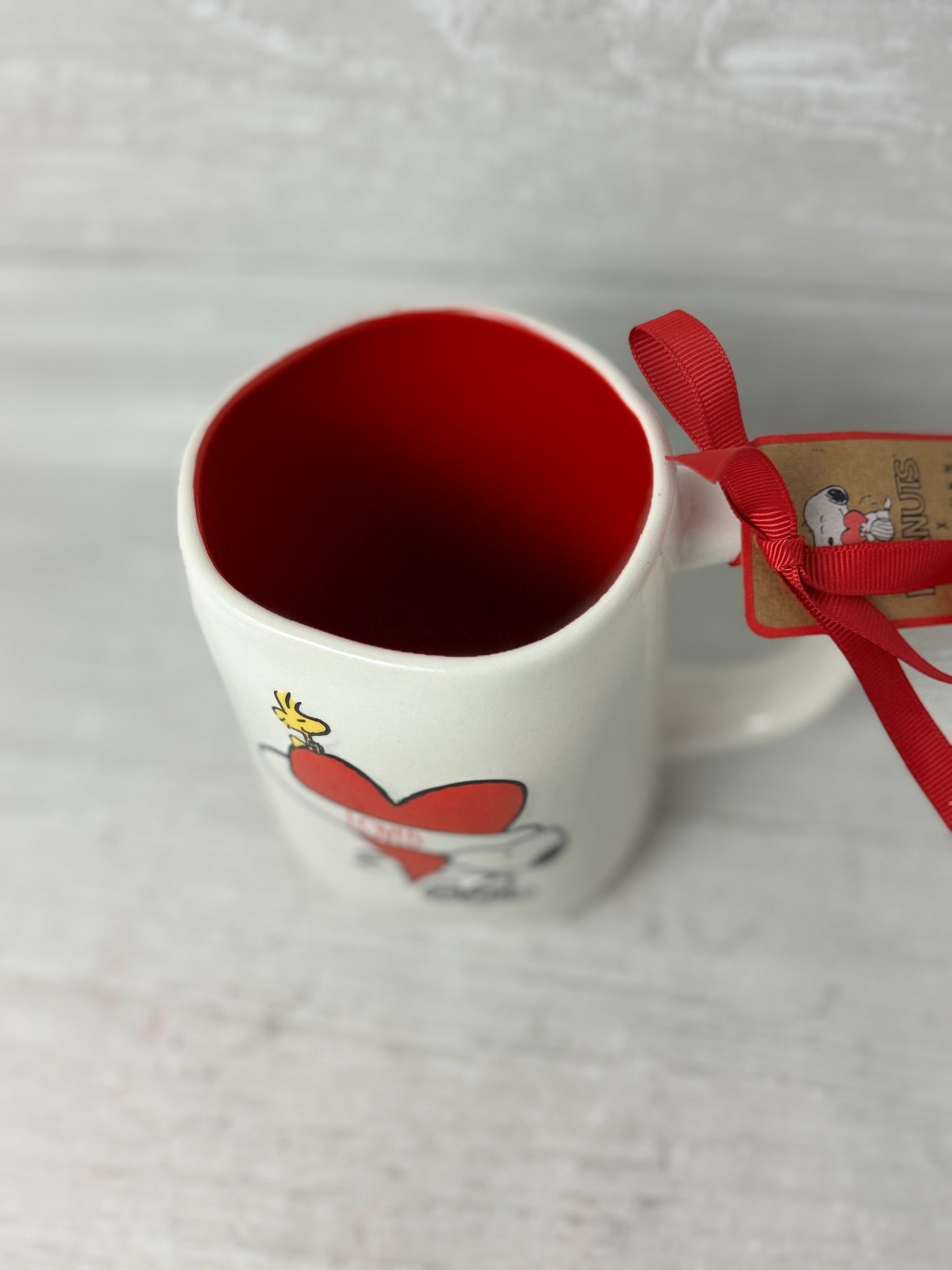 Rae Dunn Peanuts Loved Snoopy Mug