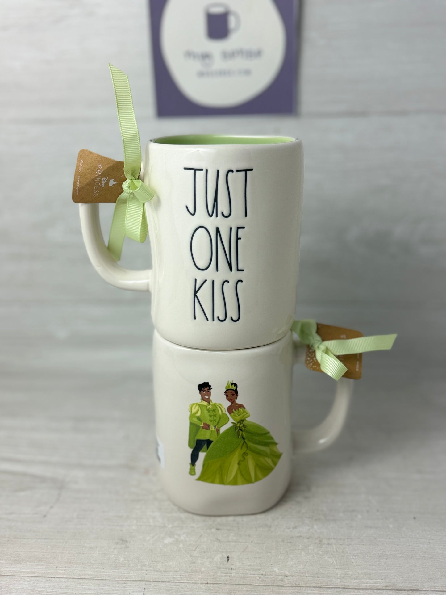 Rae Dunn Disney Just One Kiss Mug