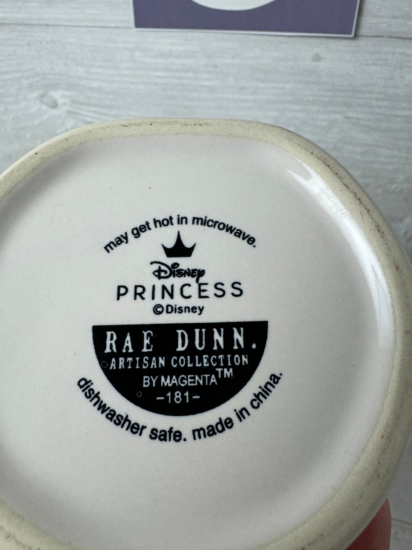 Rae Dunn Disney Tiana Mug