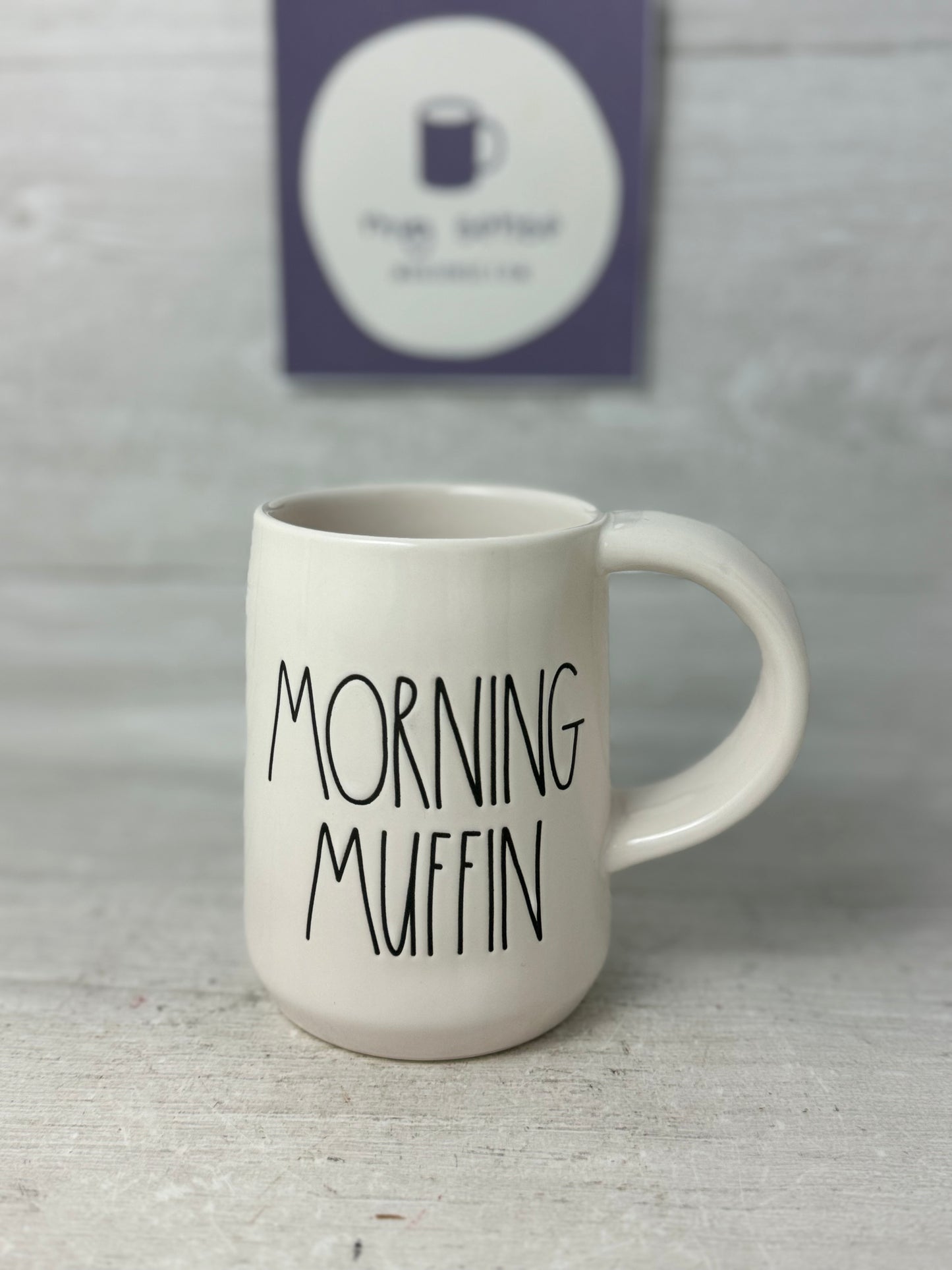 Rae Dunn Morning Muffin Mug (Large Handle)