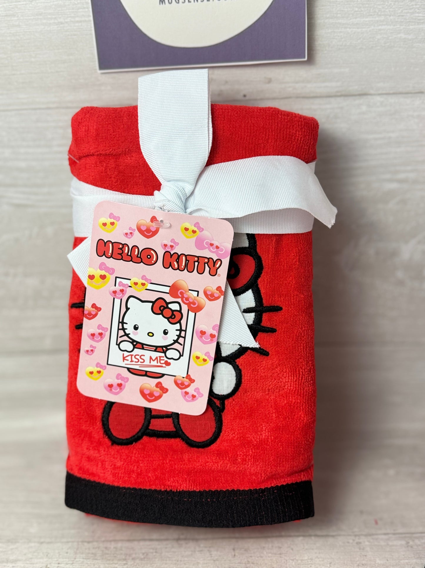 Hello Kitty Red Valentines Hand Towels