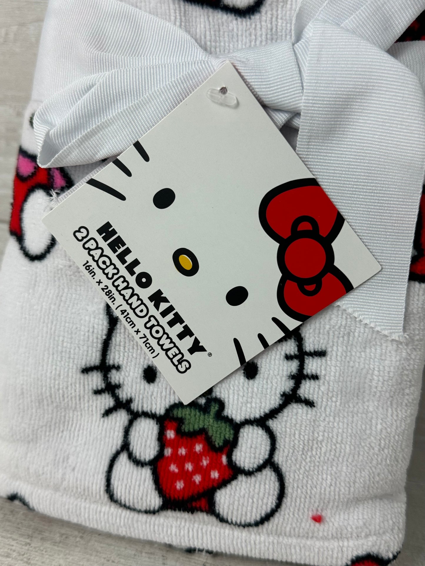 Hello Kitty Strawberry Hand Towels