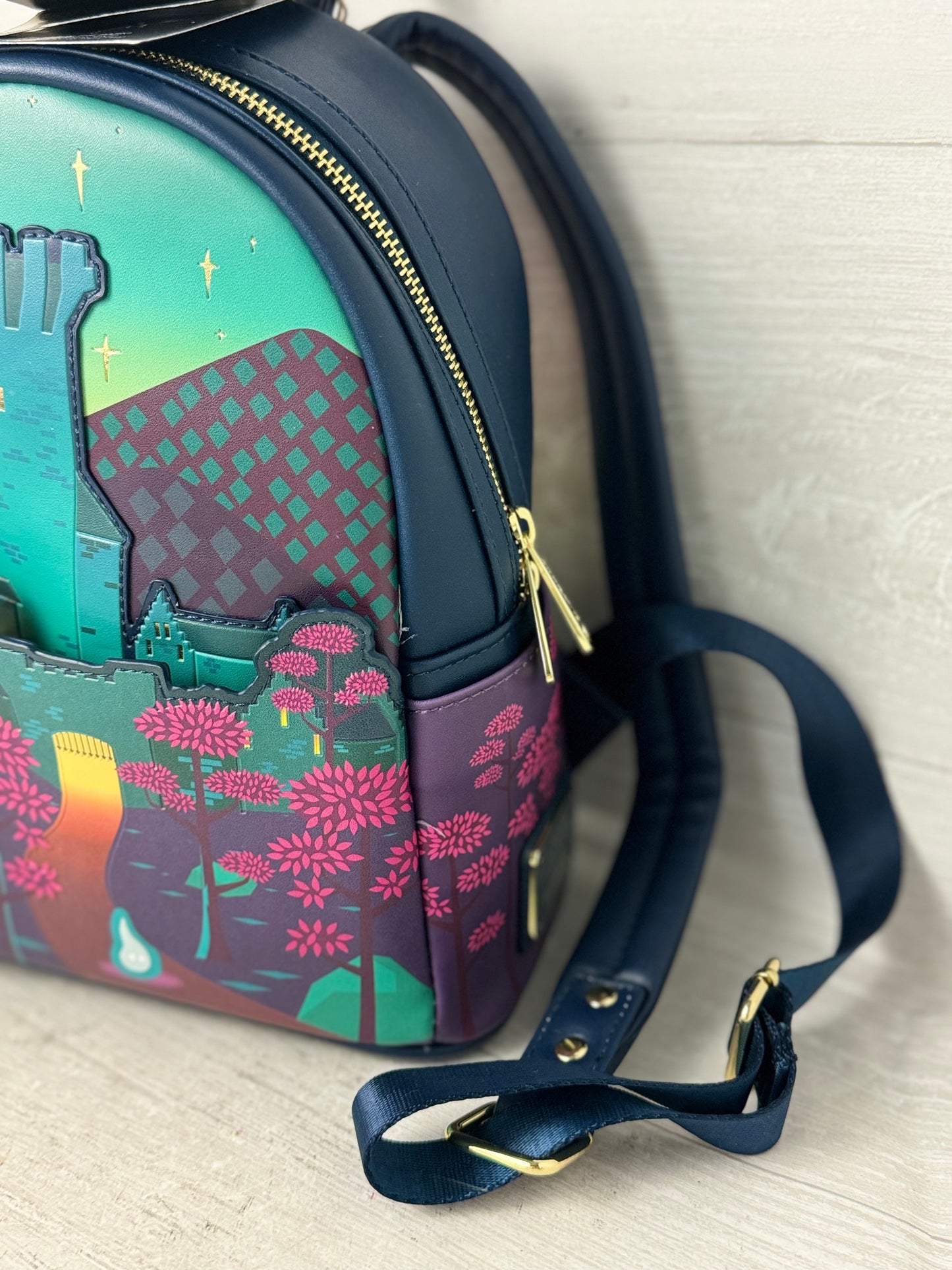 Disney LoungeFly Brave Mini Backpack & Wallet Set