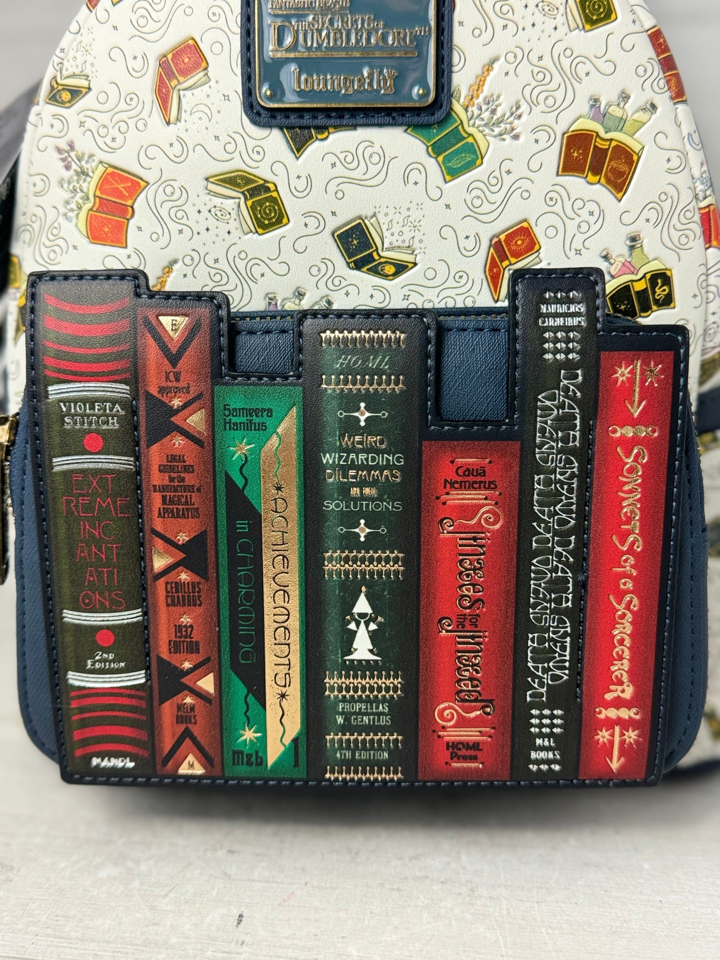 Harry Potter LoungeFly Dumbledor Mini Backpack