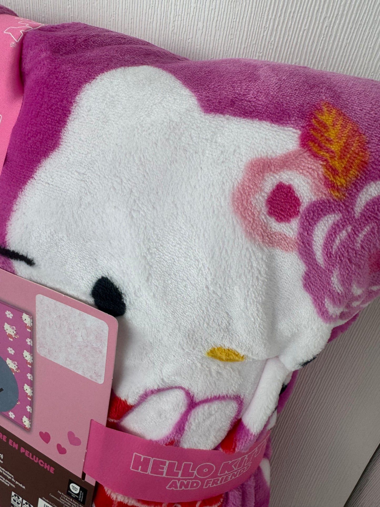 Hello Kitty Orchid Twin Blanket