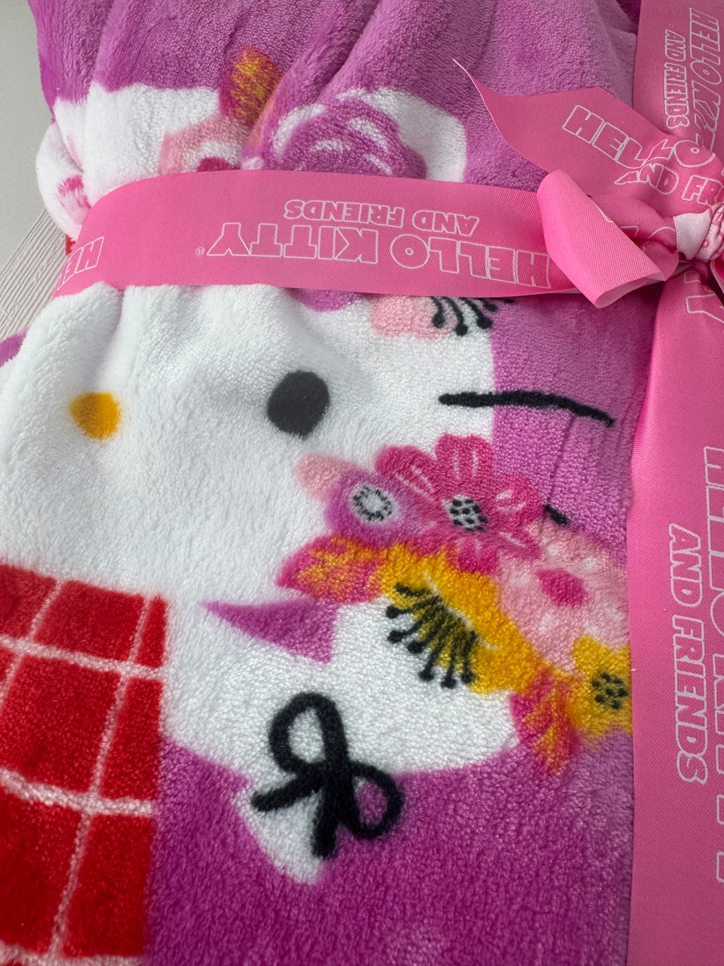 Hello Kitty Orchid Twin Blanket