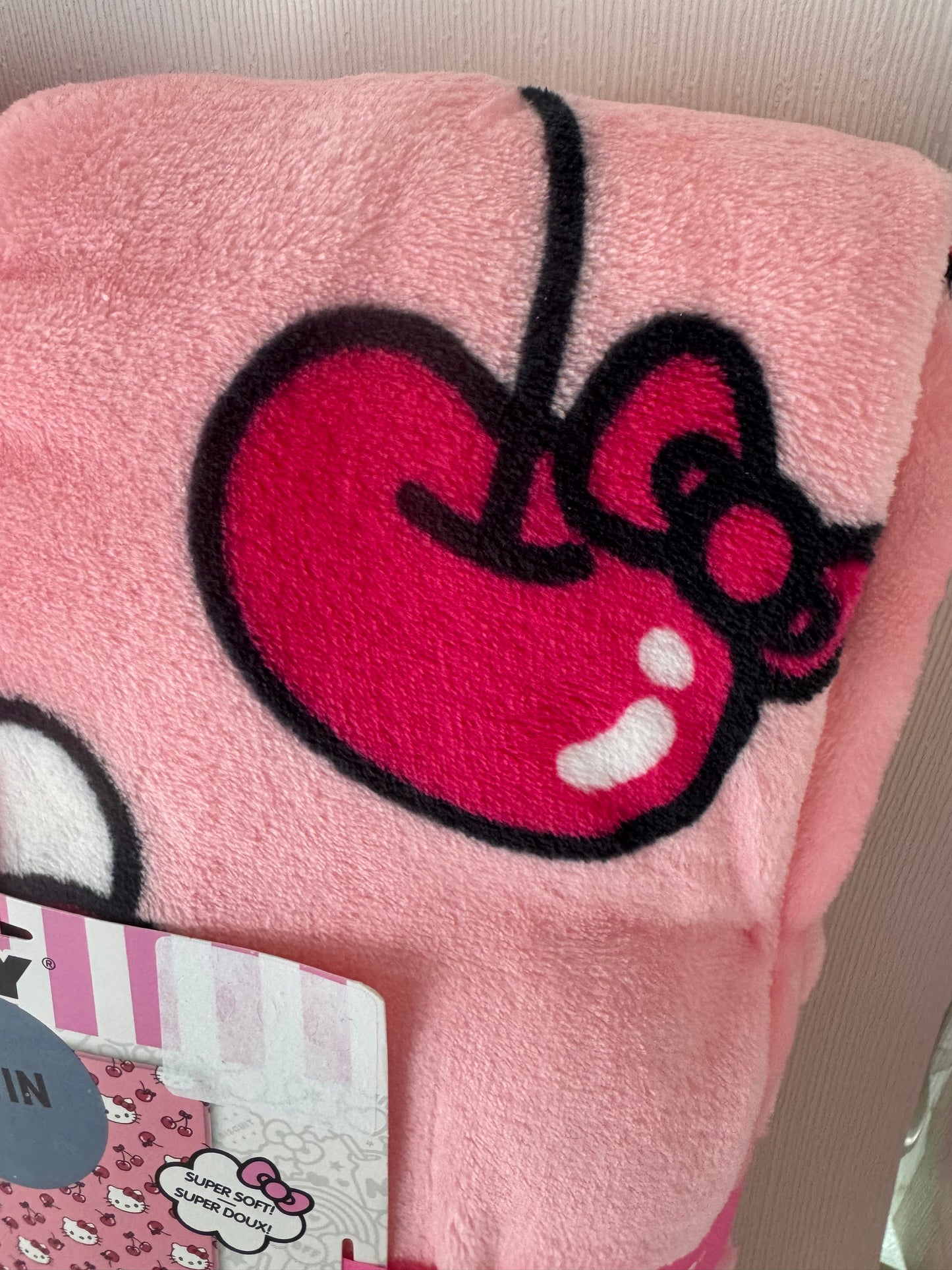 Hello Kitty Cherry Twin Blanket