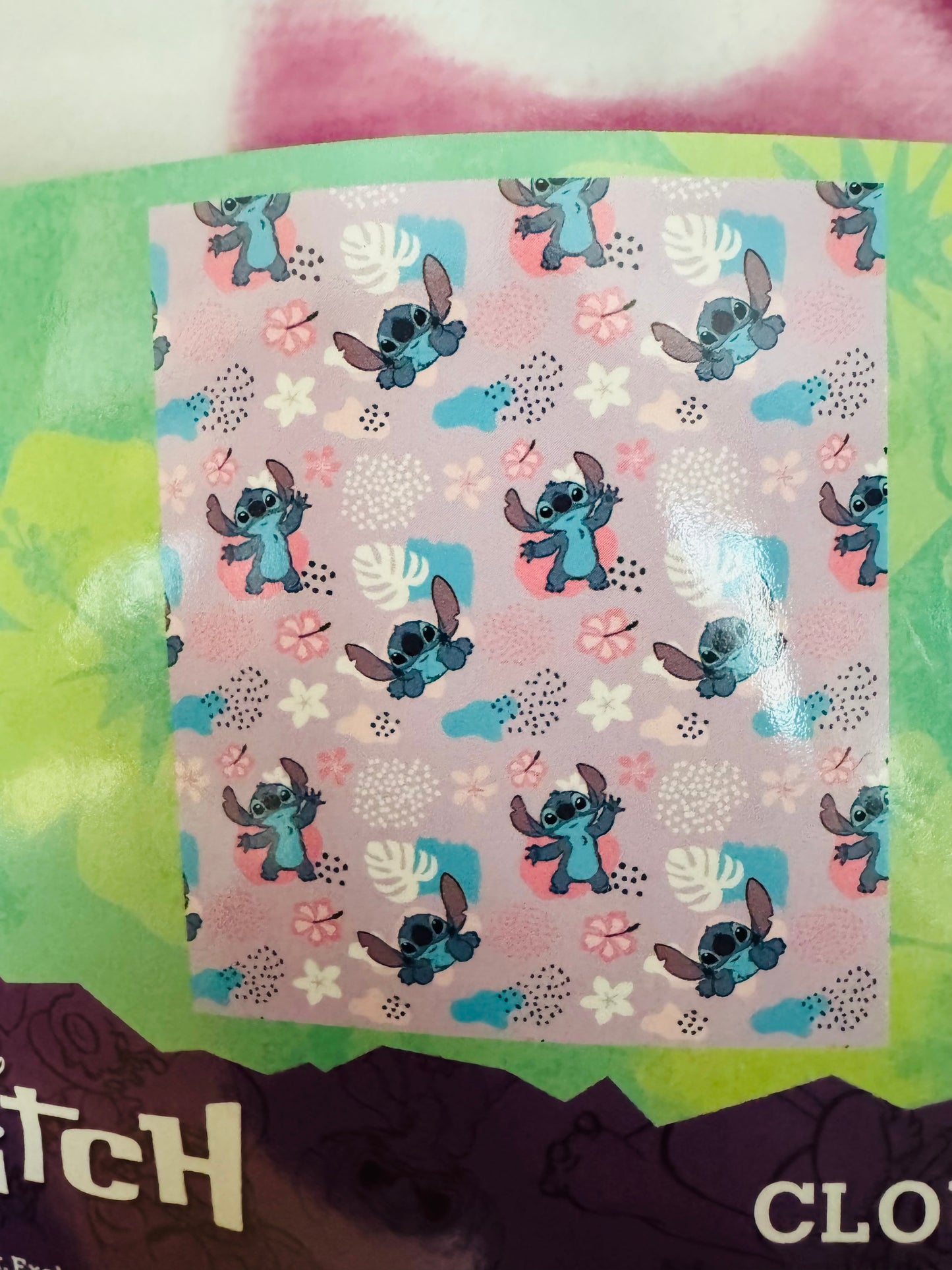 Disney's Stitch Violet Lilac Throw Blanket