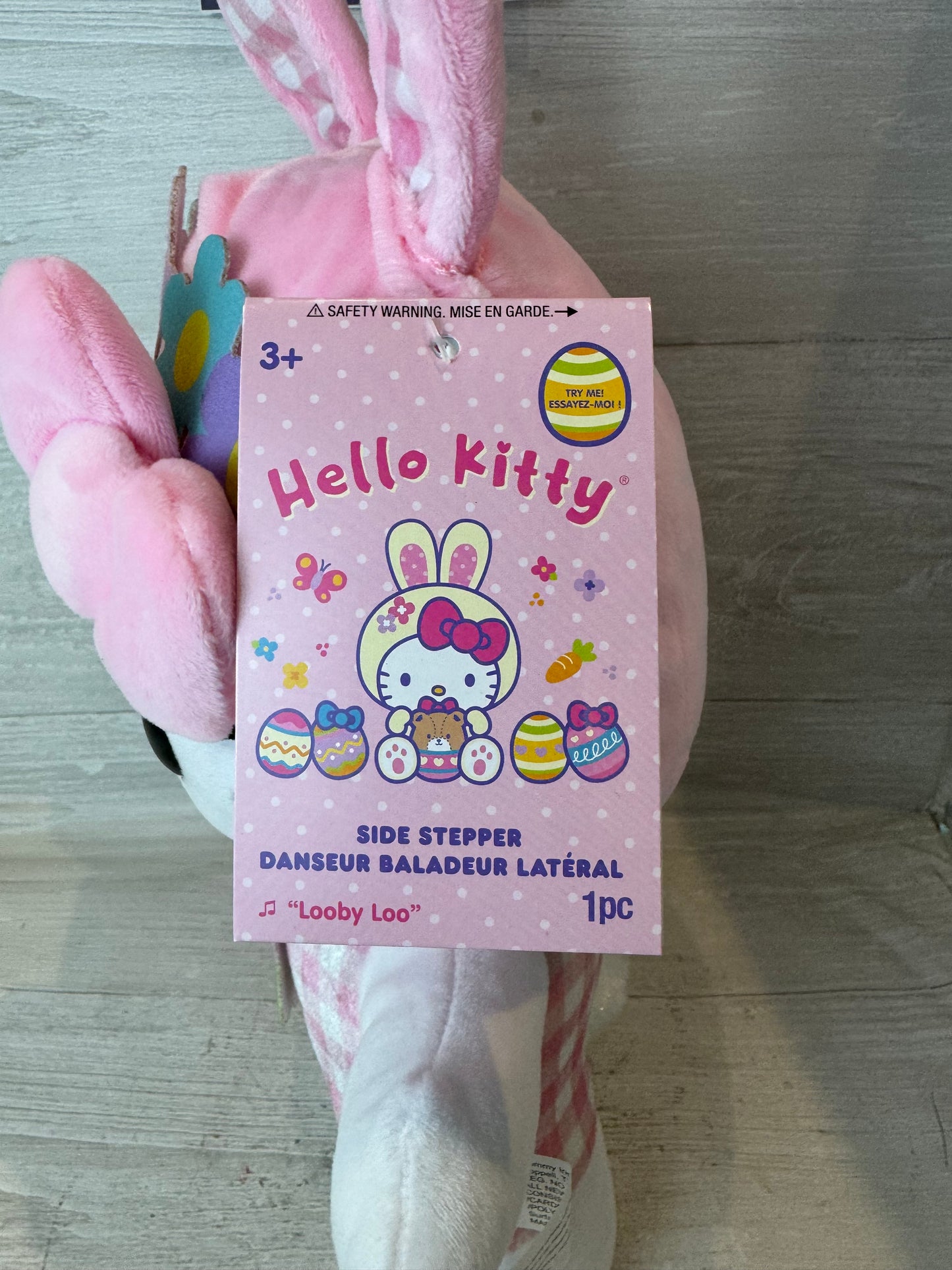 Hello Kitty Easter Musical Side Stepper Pink