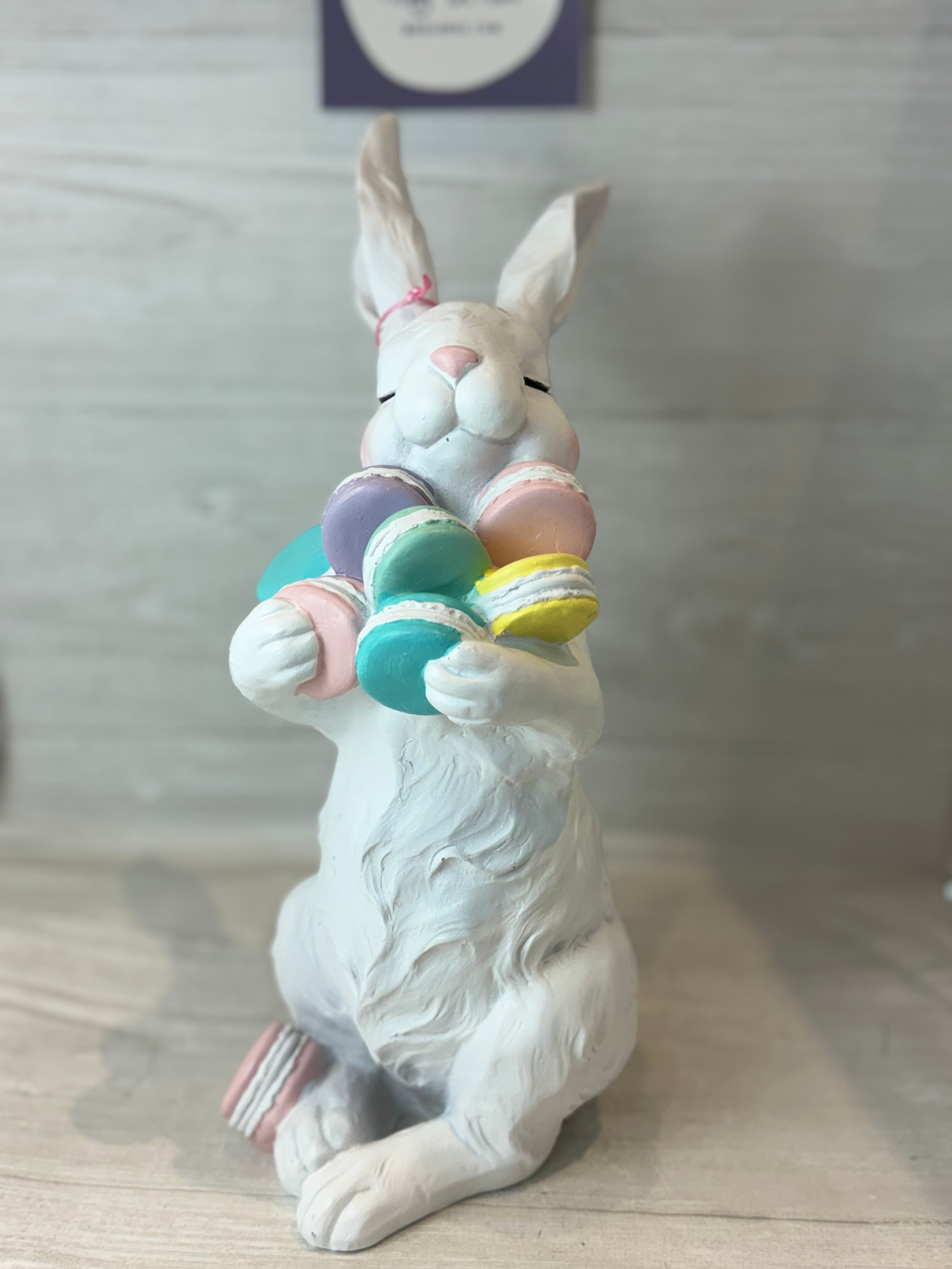 2 2024 easter bunny macaroon bunny !