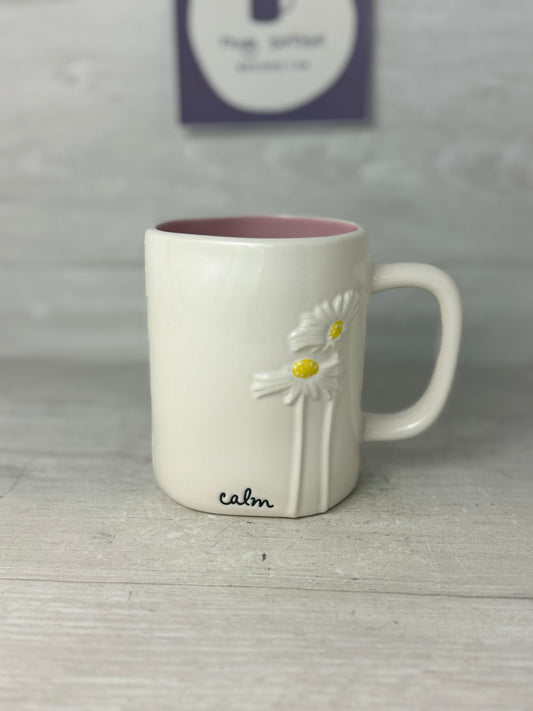 Rae Dunn Calm Daisy Mug