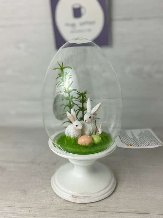 Small Easter Bunny Light Up Cloche