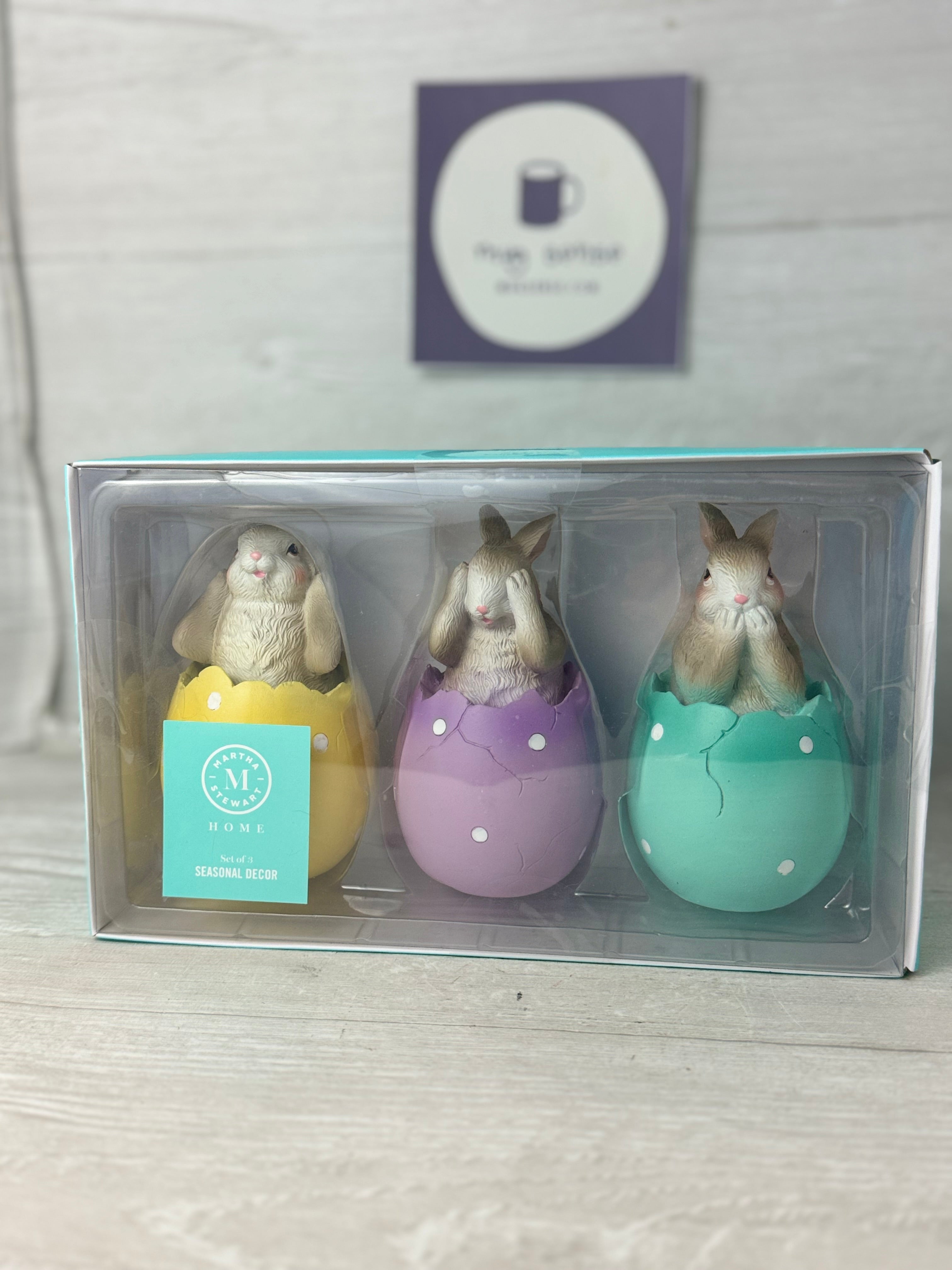 Martha Stewart Bunny In Eggs Figures