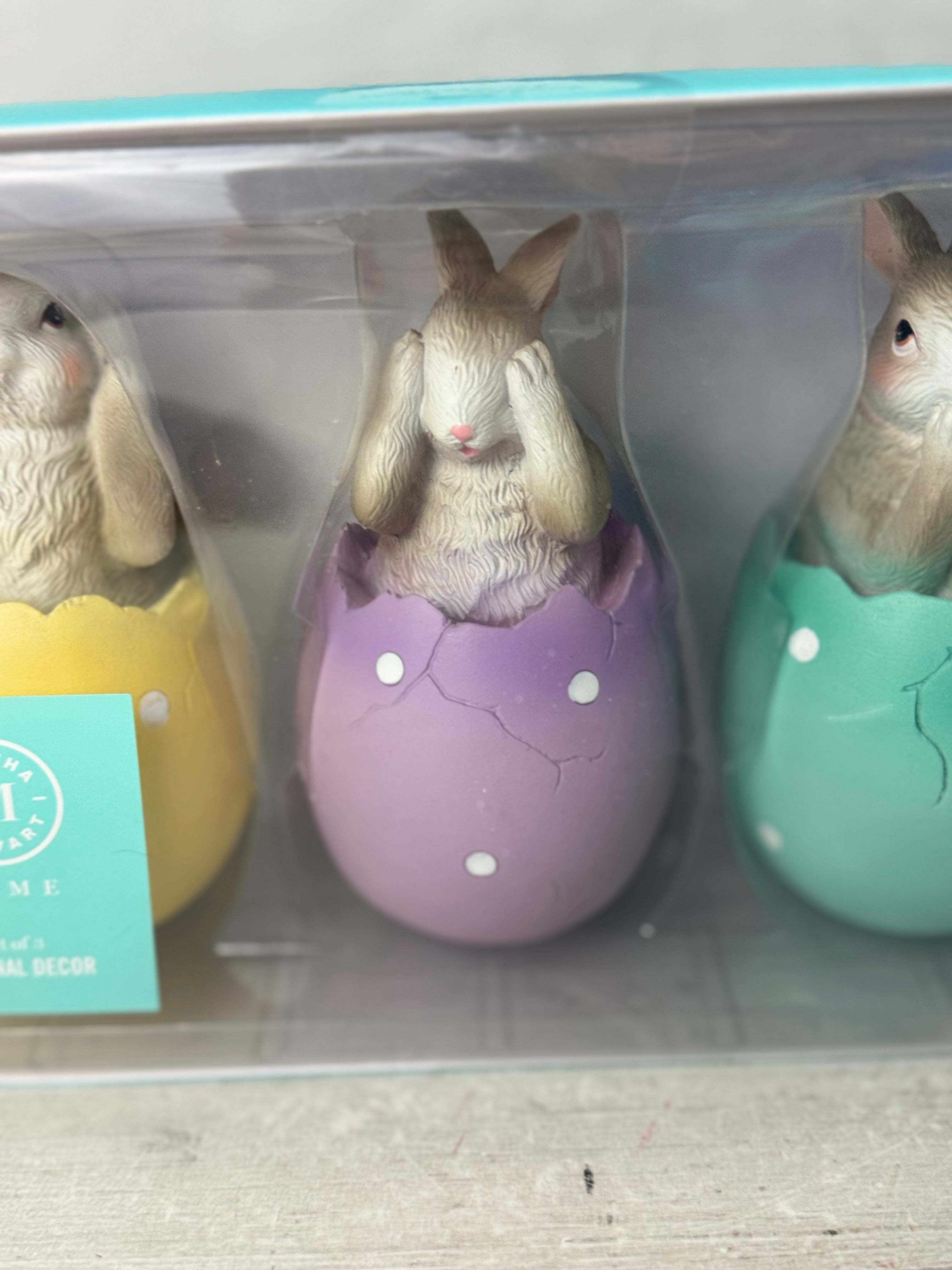 Martha Stewart Bunny In Eggs Figures