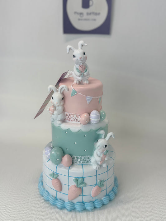 Sweet Treats Bunny Tiered Cake Decor