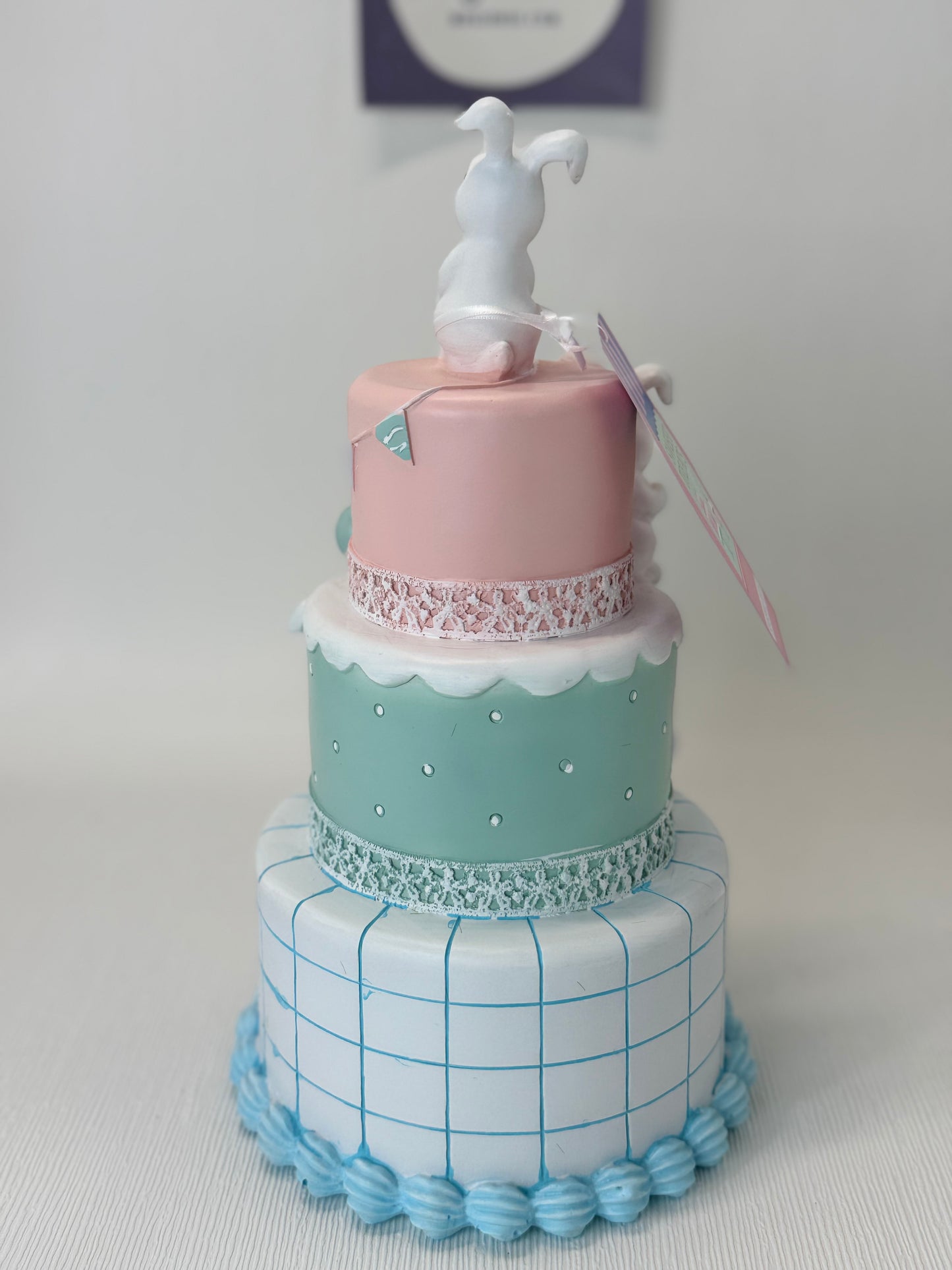 Sweet Treats Bunny Tiered Cake Decor