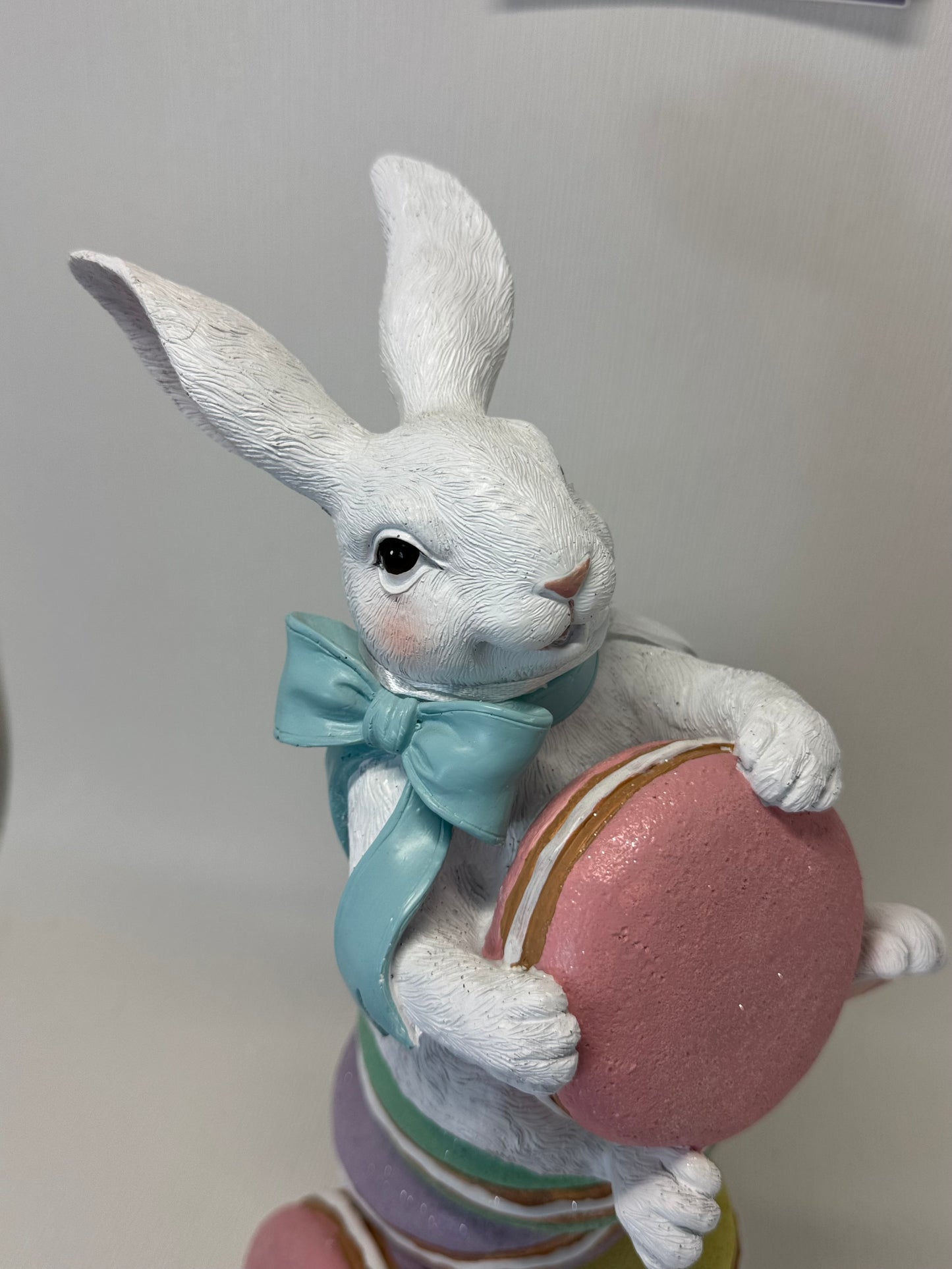 Sweet Treats 15" Bunny Atop Macarons