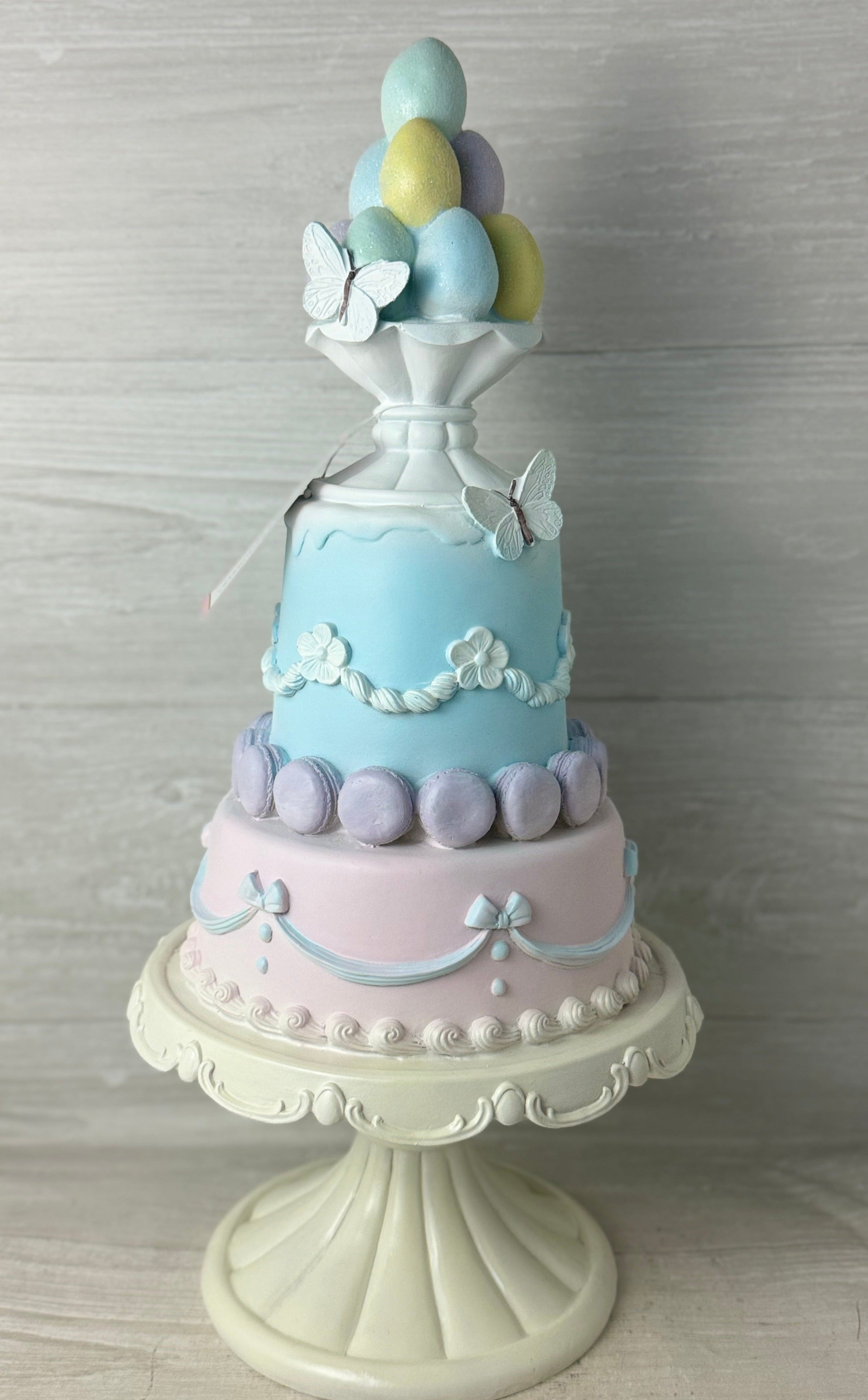 Pastel Easter Egg Tiered Cake popular DECOR