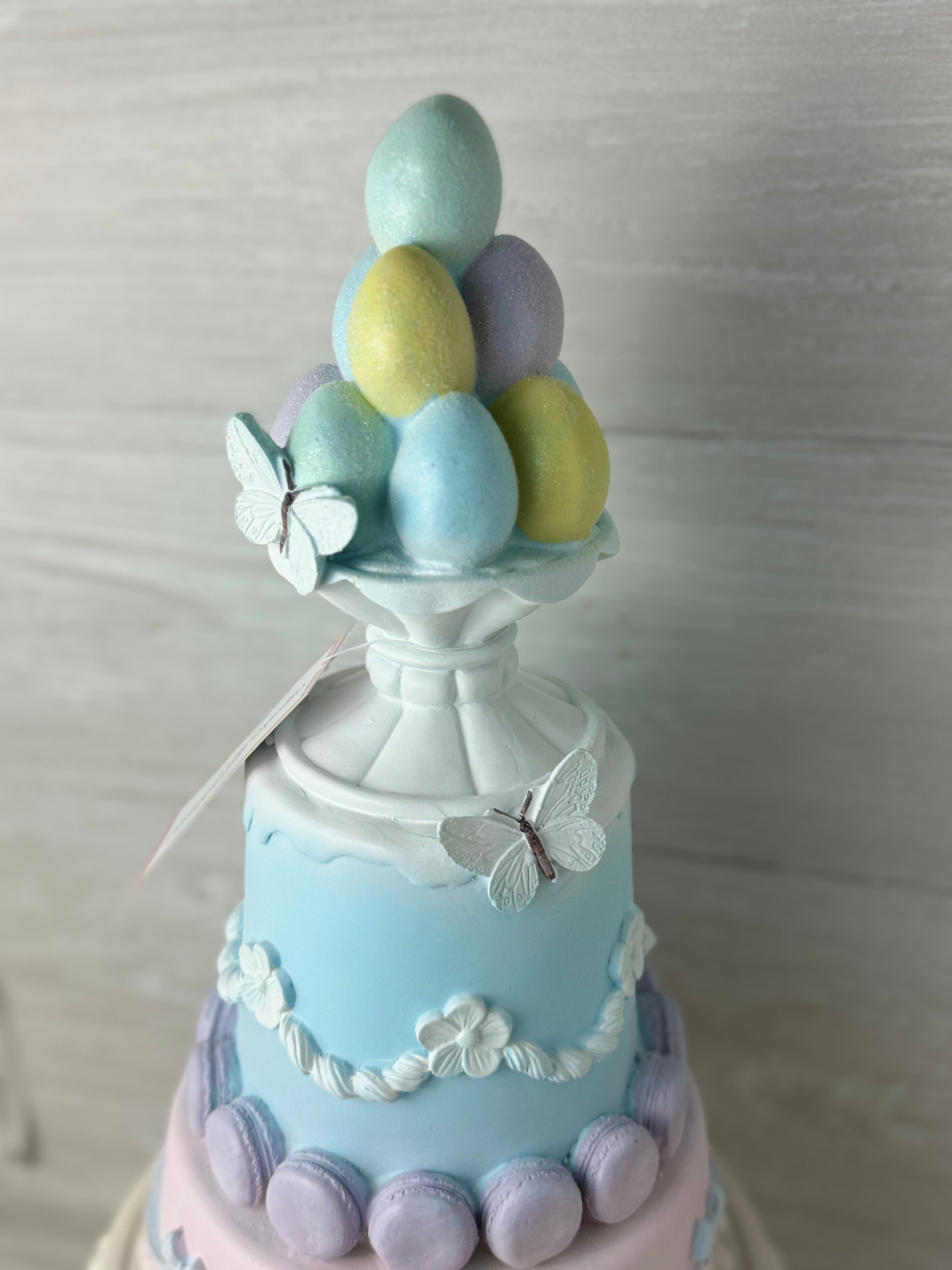 Bunny Blue Cake & Pink Egg Chick Easter Decor Cookie Butterfly Cupcakes orders Cashmere