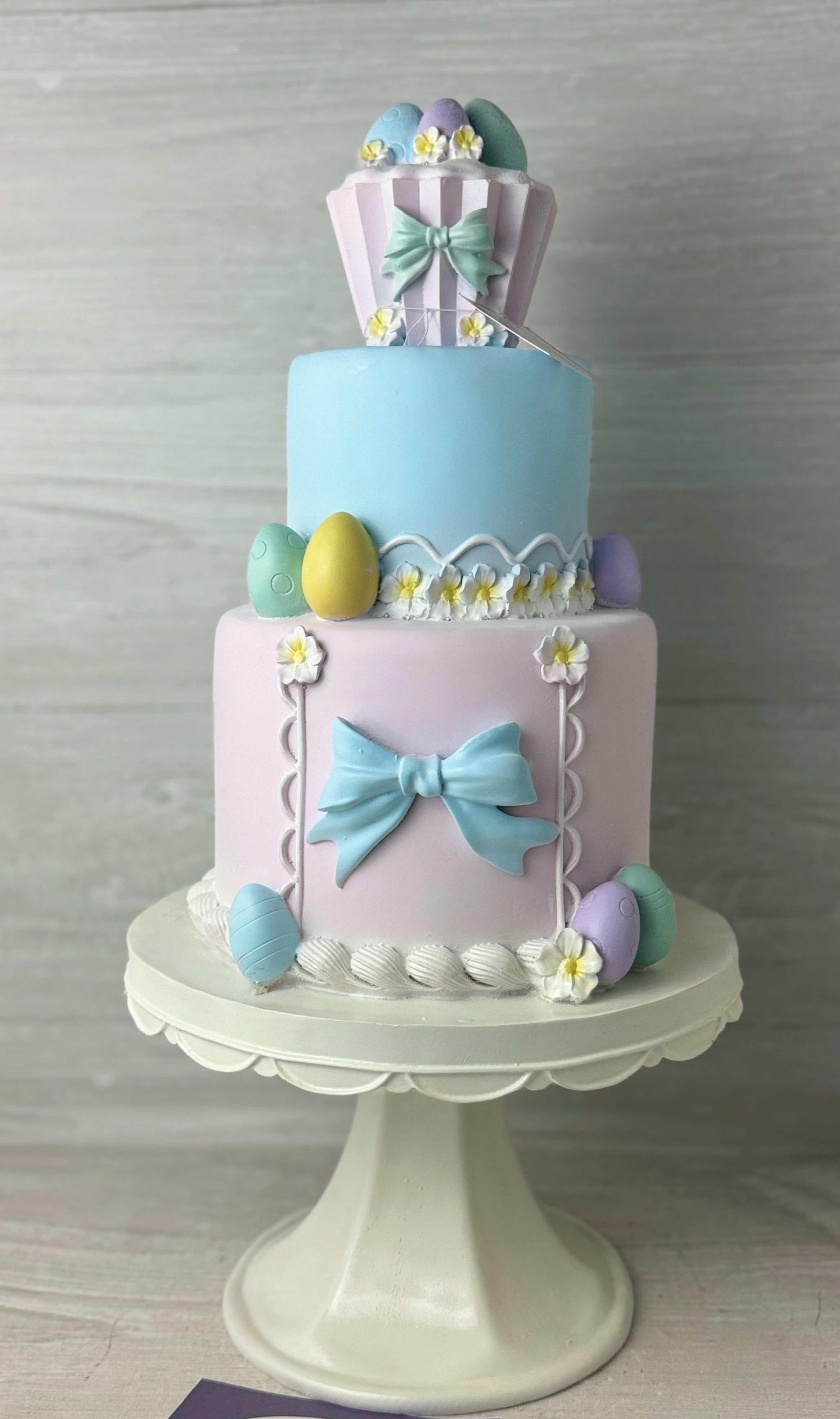 Pastel outlet Cupcakes & Cashmere Easter Cake on tiered cake stand