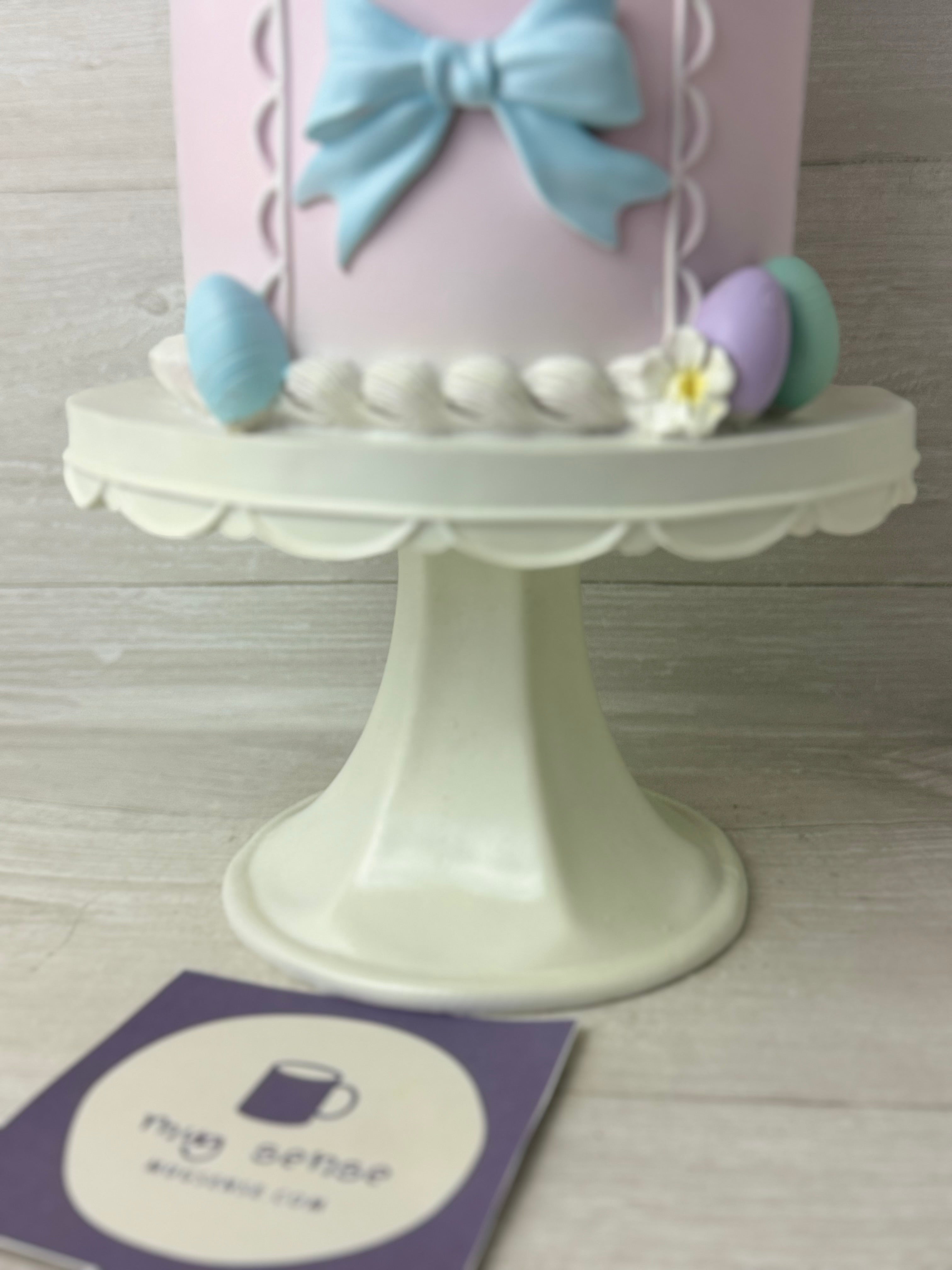 Pastel Cupcakes & Cashmere Easter Cake on online tiered cake stand