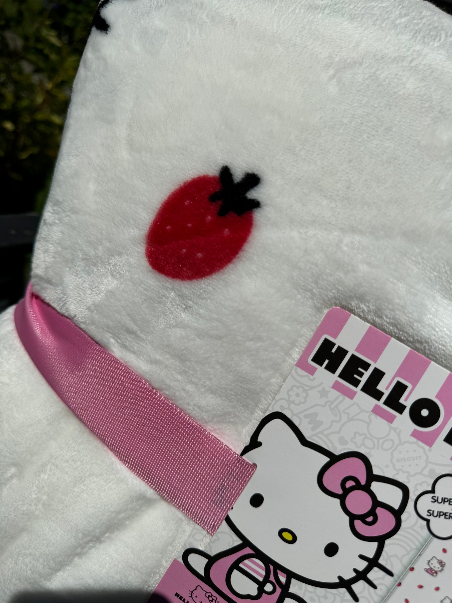 Hello Kitty Strawberry Full/Queen Blanket