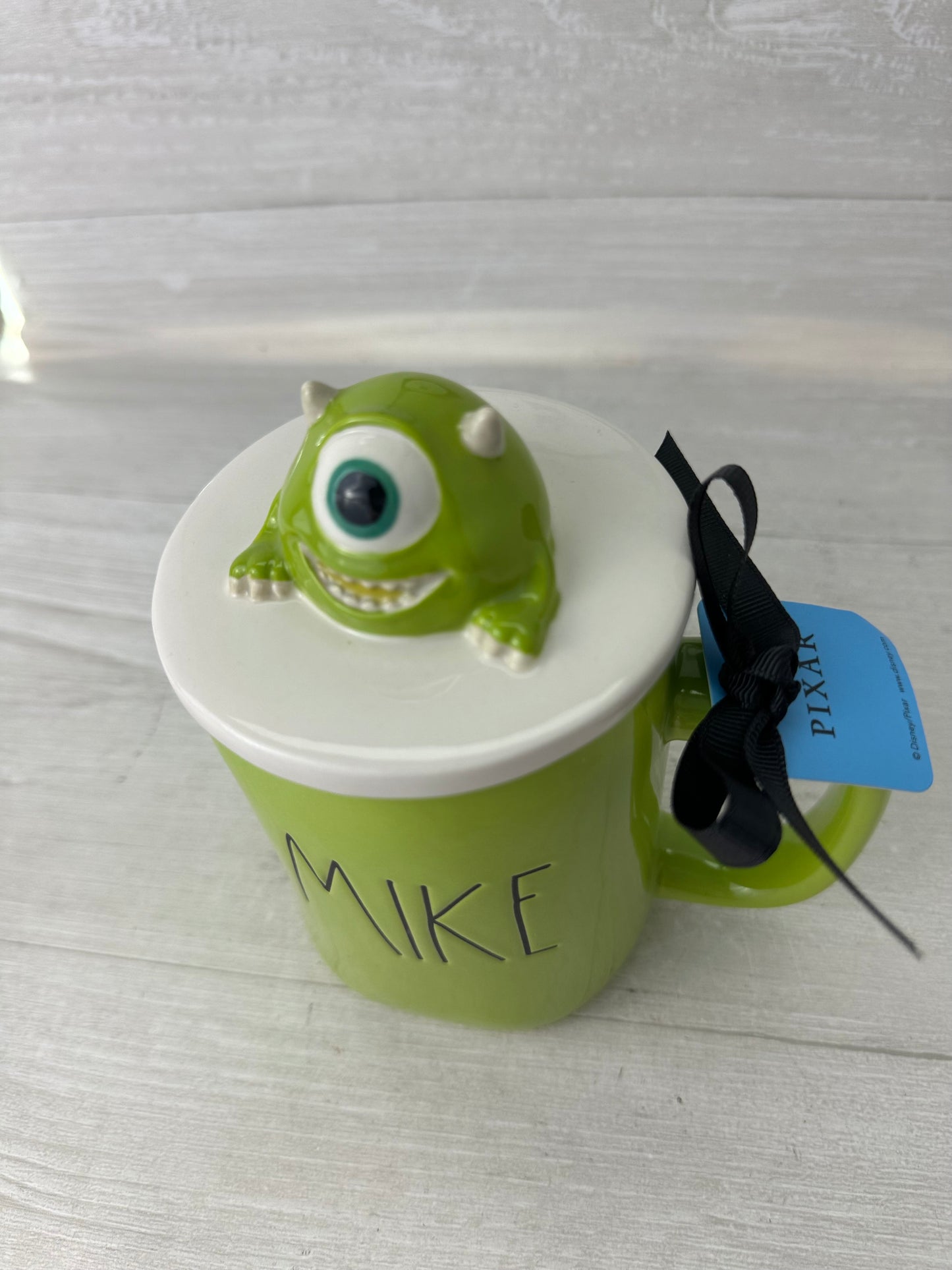 Rae Dunn Monsters Inc Mike Topper Mug