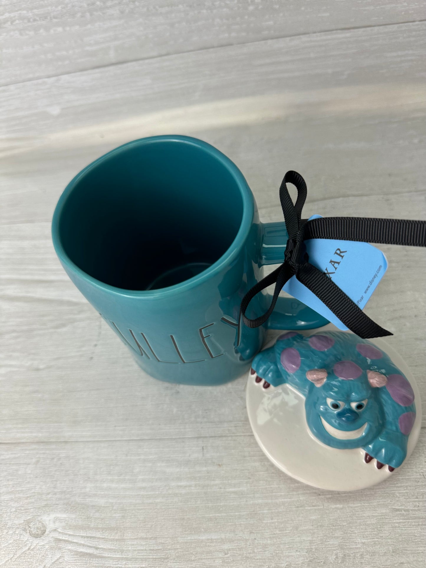 Rae Dunn Monsters Inc Sully Topper Mug